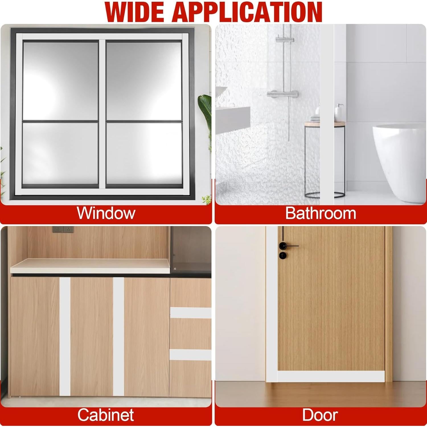 Tapón de Draft MYFAMIREA 3.48CM x 3.05M Silicona Blanco