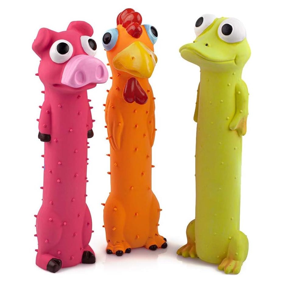 Juguetes para Perro Chiwava 3 Pack Láttex 22.5cm Interactivos