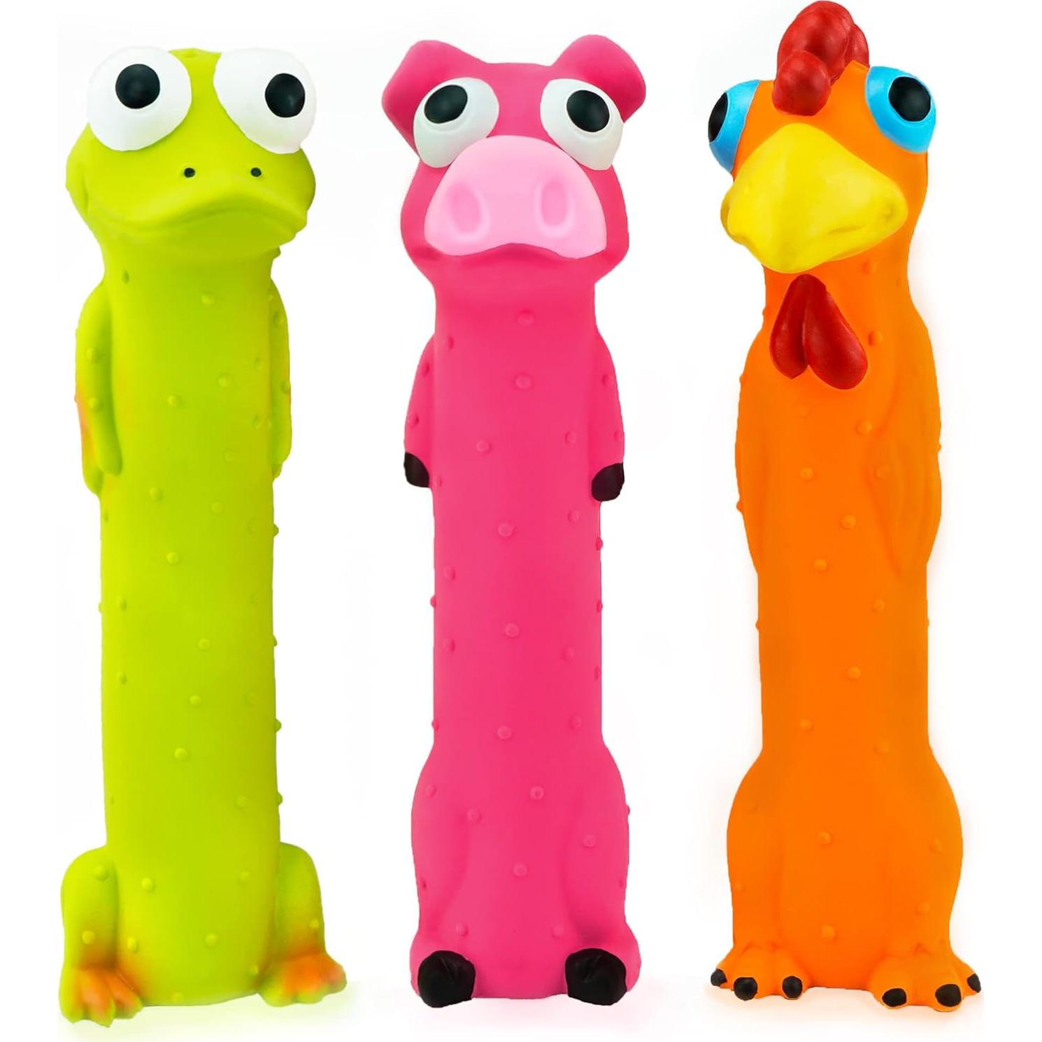 Juguetes para Perro Chiwava 3 Pack Láttex 22.5cm Interactivos