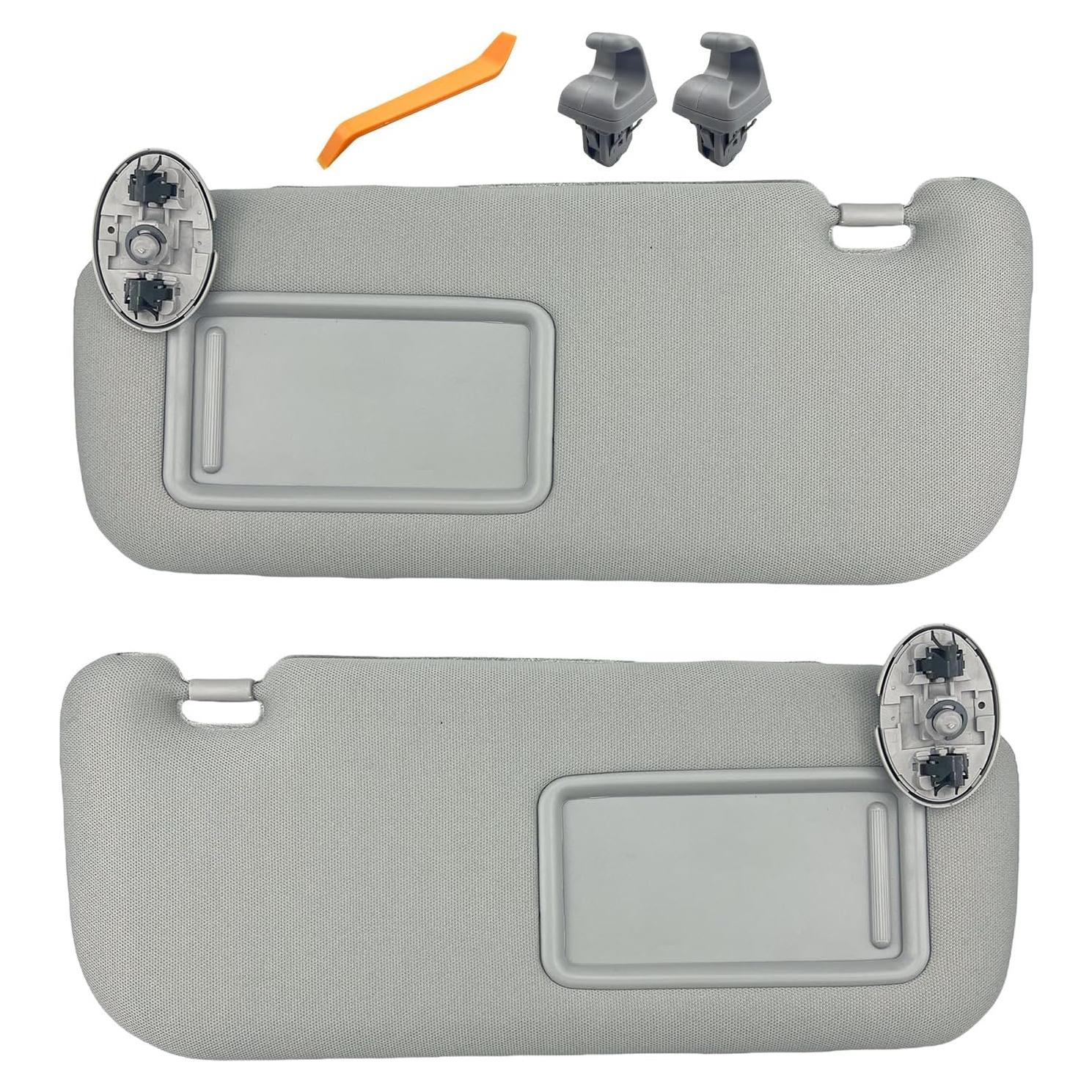 Viseras solares para Toyota Corolla 2009-2013 GlymXia Gris