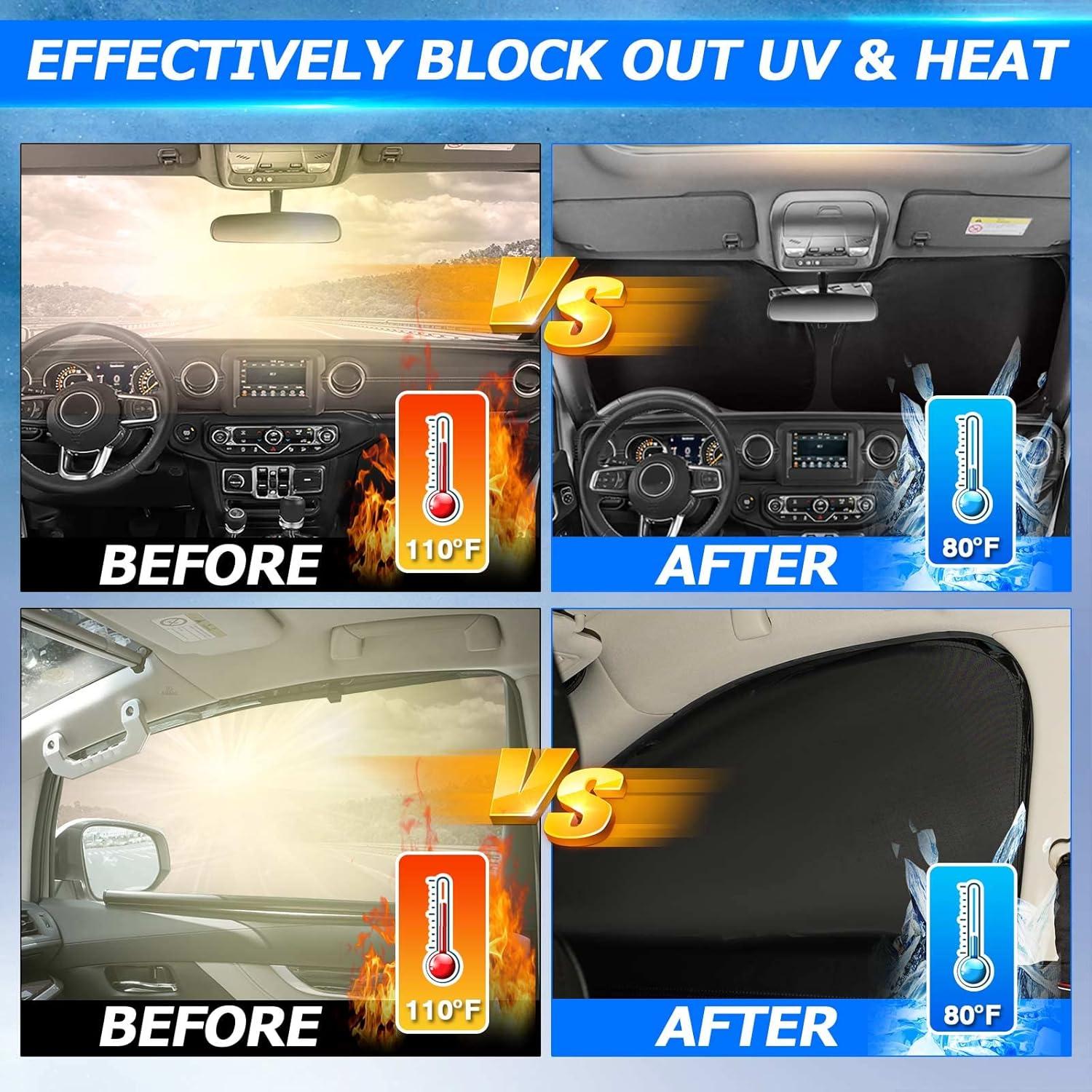 Protector Solar Karltys 3 Piezas para Toyota 4Runner 2010-2025