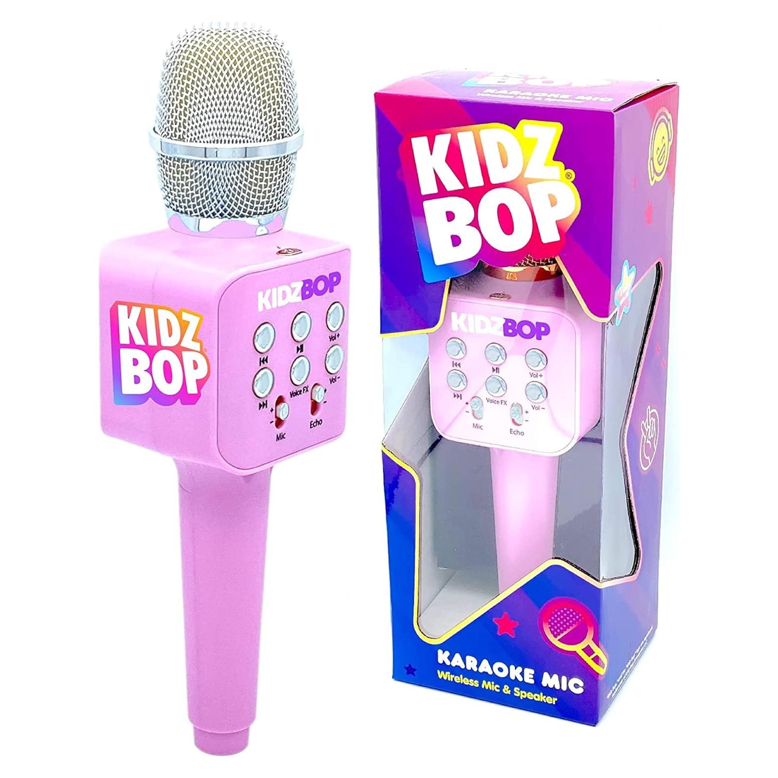 Micrófono Karaoke Move2Play Kidz Bop Rosa 6h Batería