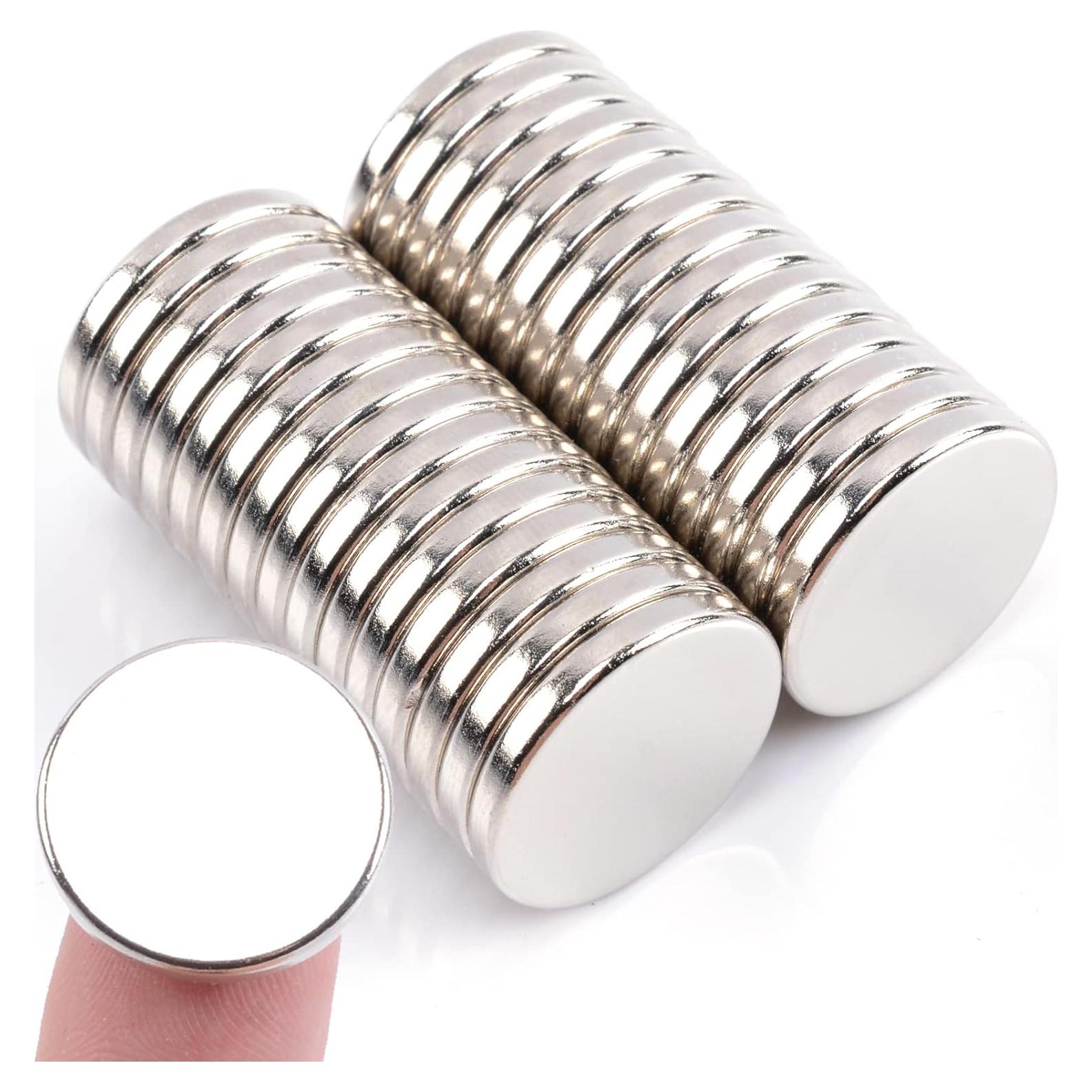 Imanes de Neodimio MIN CI 30 Pcs 20x3mm para Manualidades