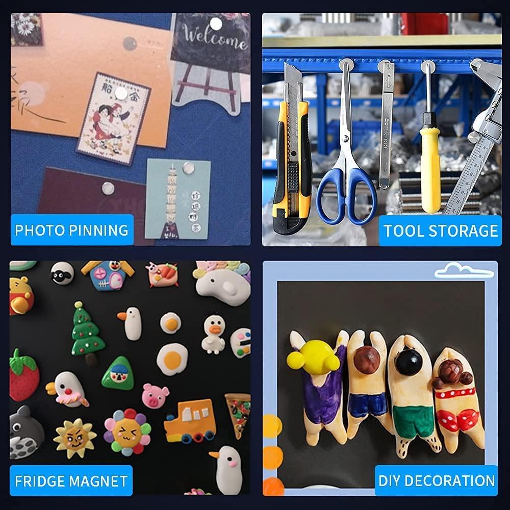 Imanes de Neodimio MIN CI 30 Pcs 20x3mm para Manualidades