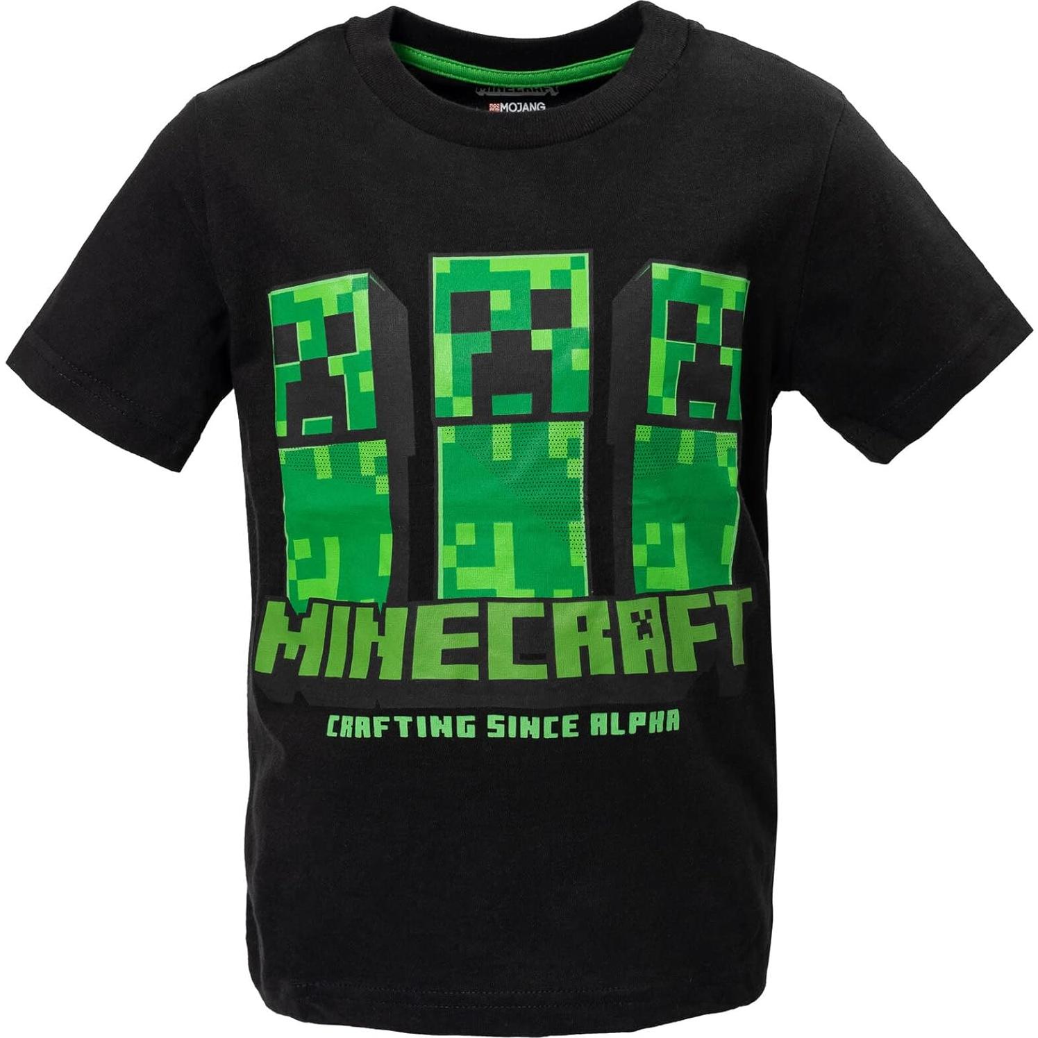 Camisetas Minecraft Mobs 3 Pack Niños Unisex - Algodón 60%
