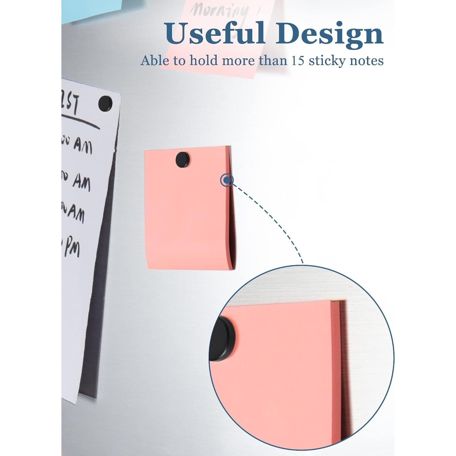 Imanes de Neodimio SMARTAKE 45 Pcs Redondos Negros