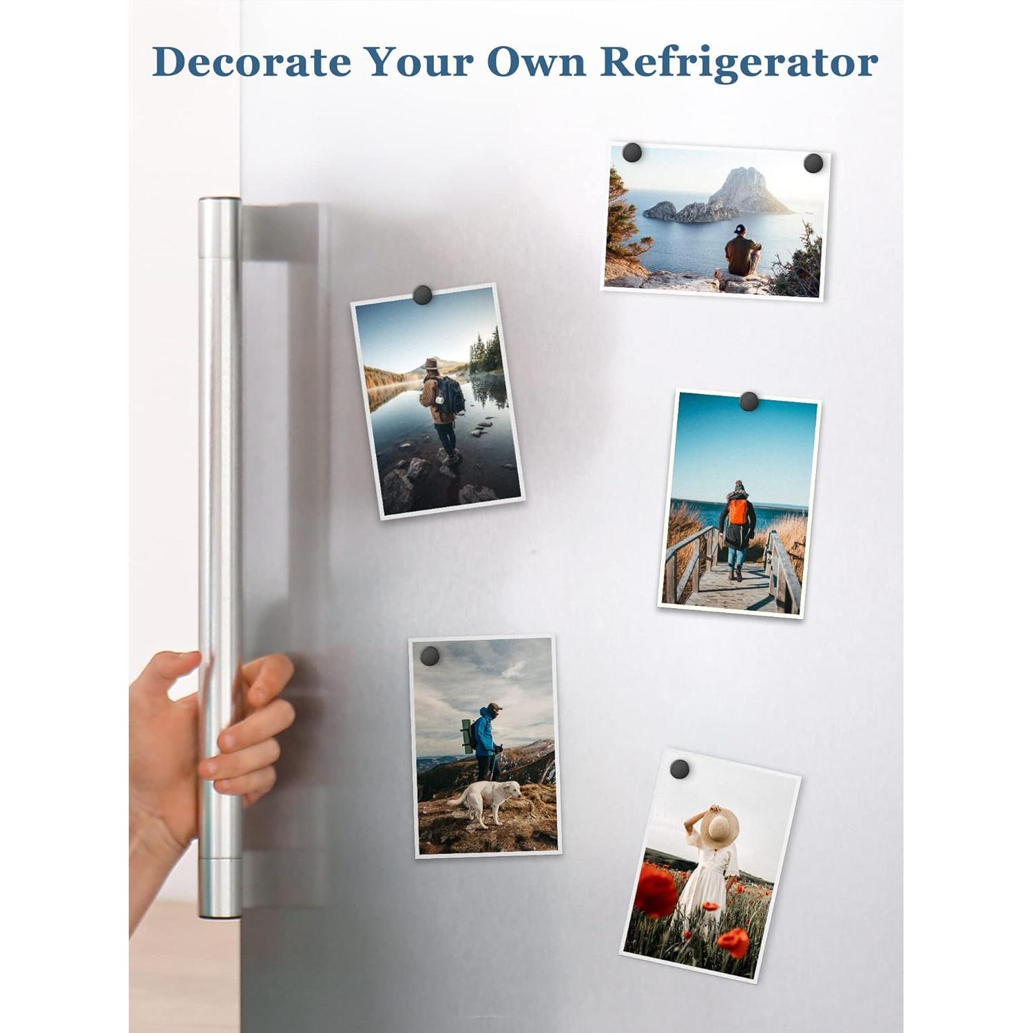 Imanes de Neodimio SMARTAKE 45 Pcs Redondos Negros