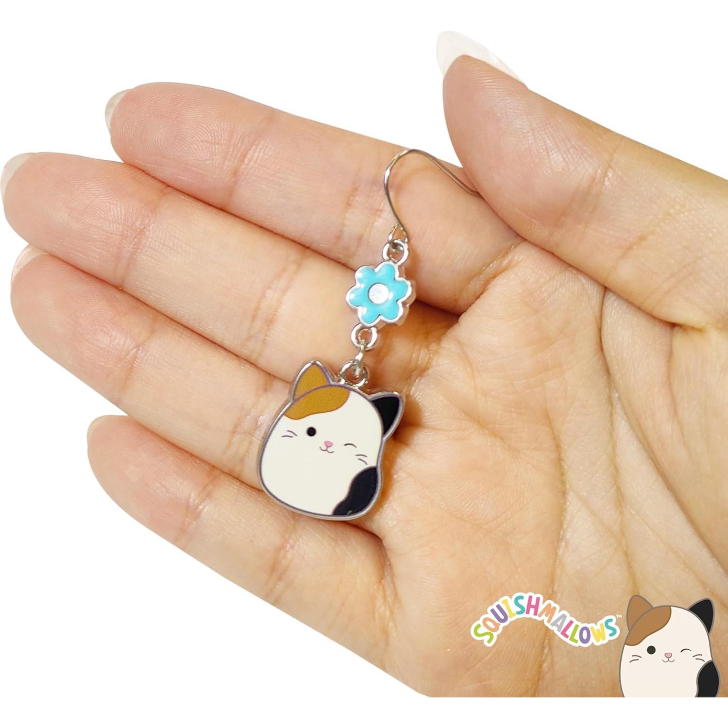 Pendientes Hipoalergénicos LUV HER para Niñas - 2 Pares con Charms