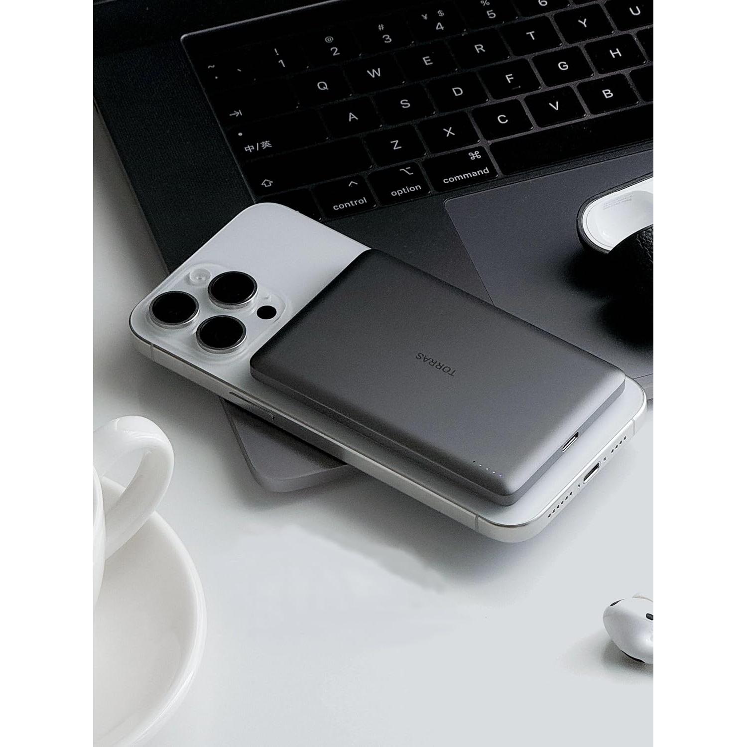 TORRAS MiniMag Power Bank 5000mAh Carga Rápida Inalámbrica