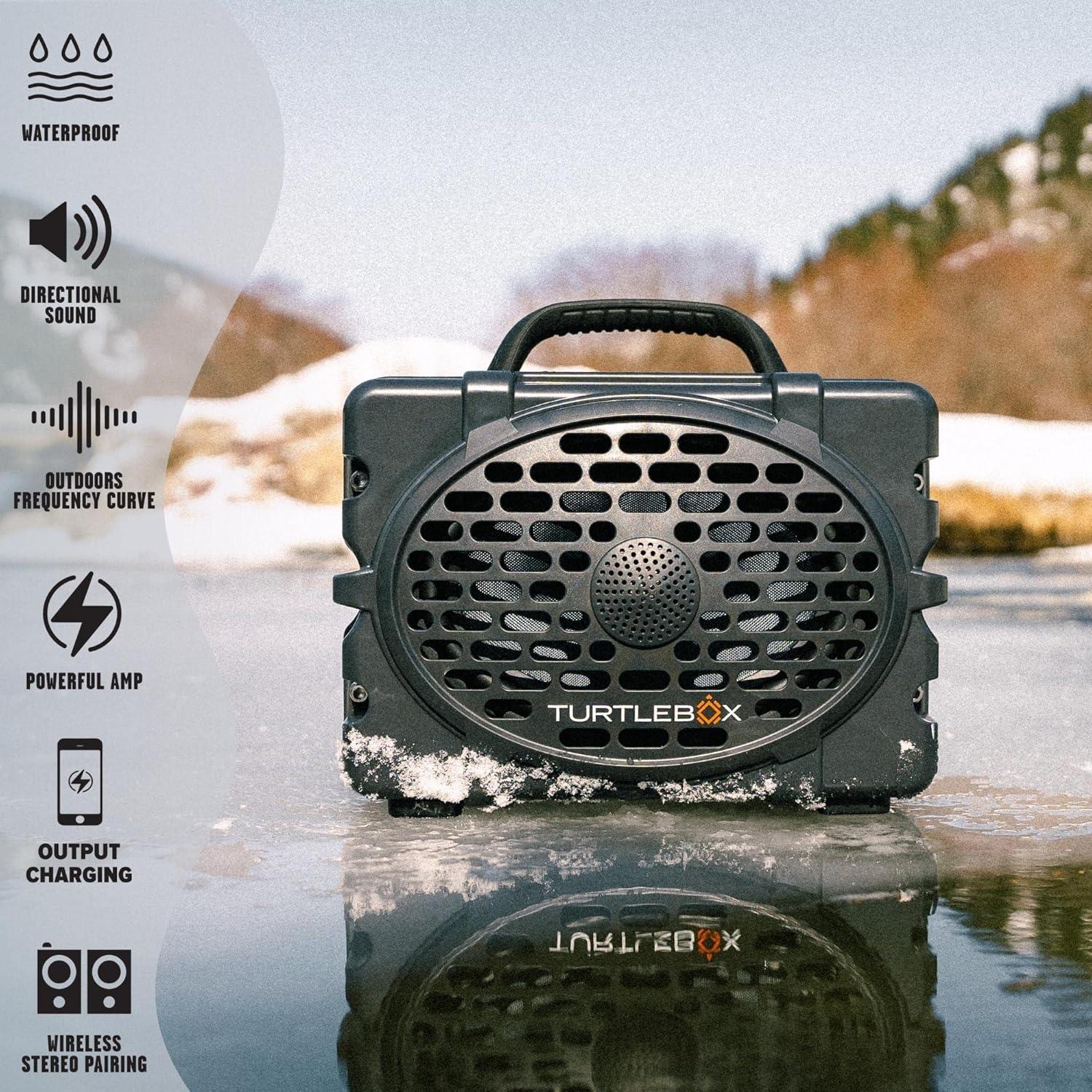 Altavoz Bluetooth Turtlebox Gen 2 IP67 120dB Gris/Camo