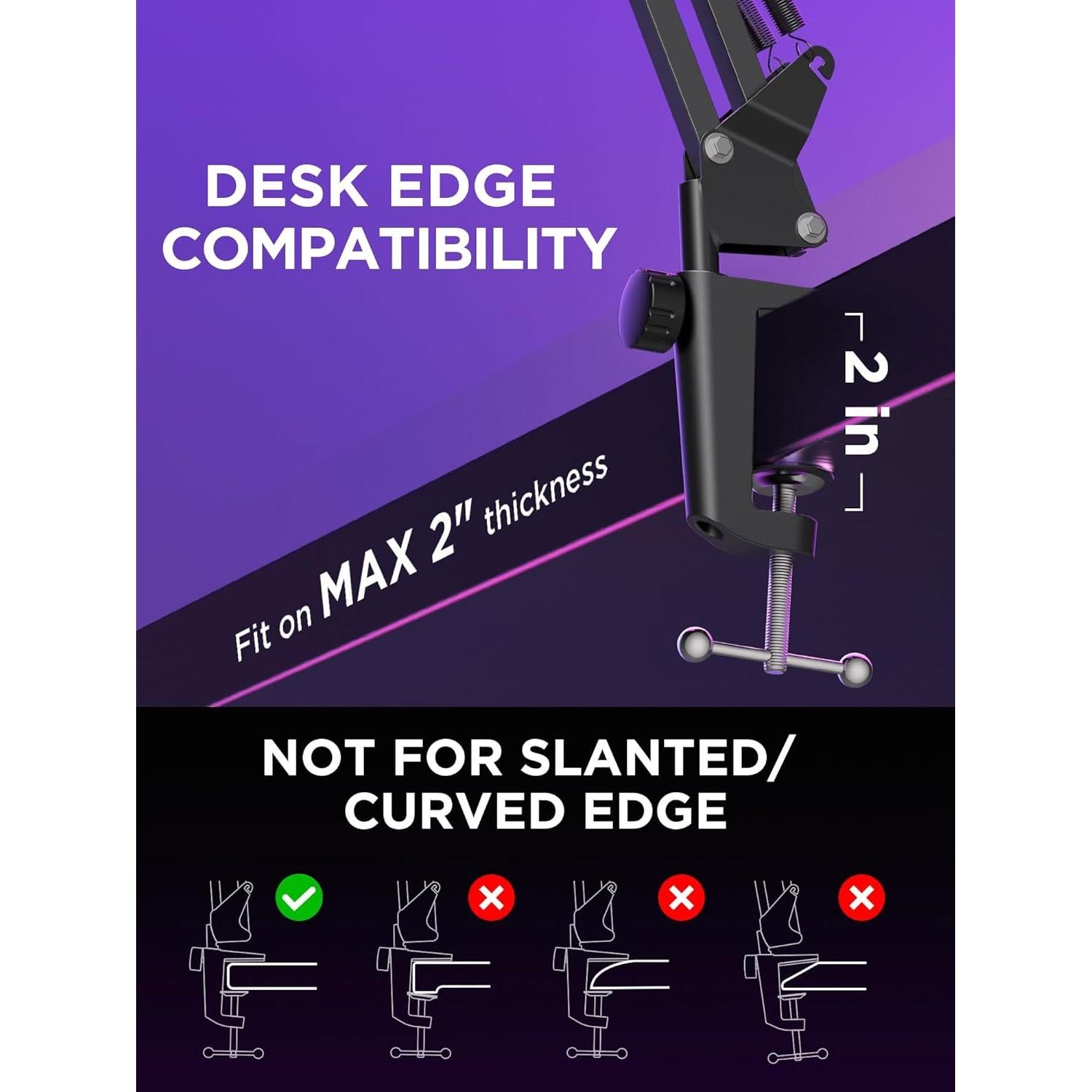 Soporte de Micrófono InnoGear Mediano con Filtro Antipop