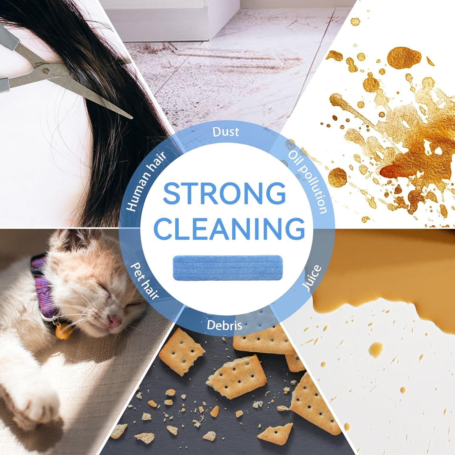 Pad de Microfibra de Reemplazo Beilan 24" - Paquete de 8 Recargas