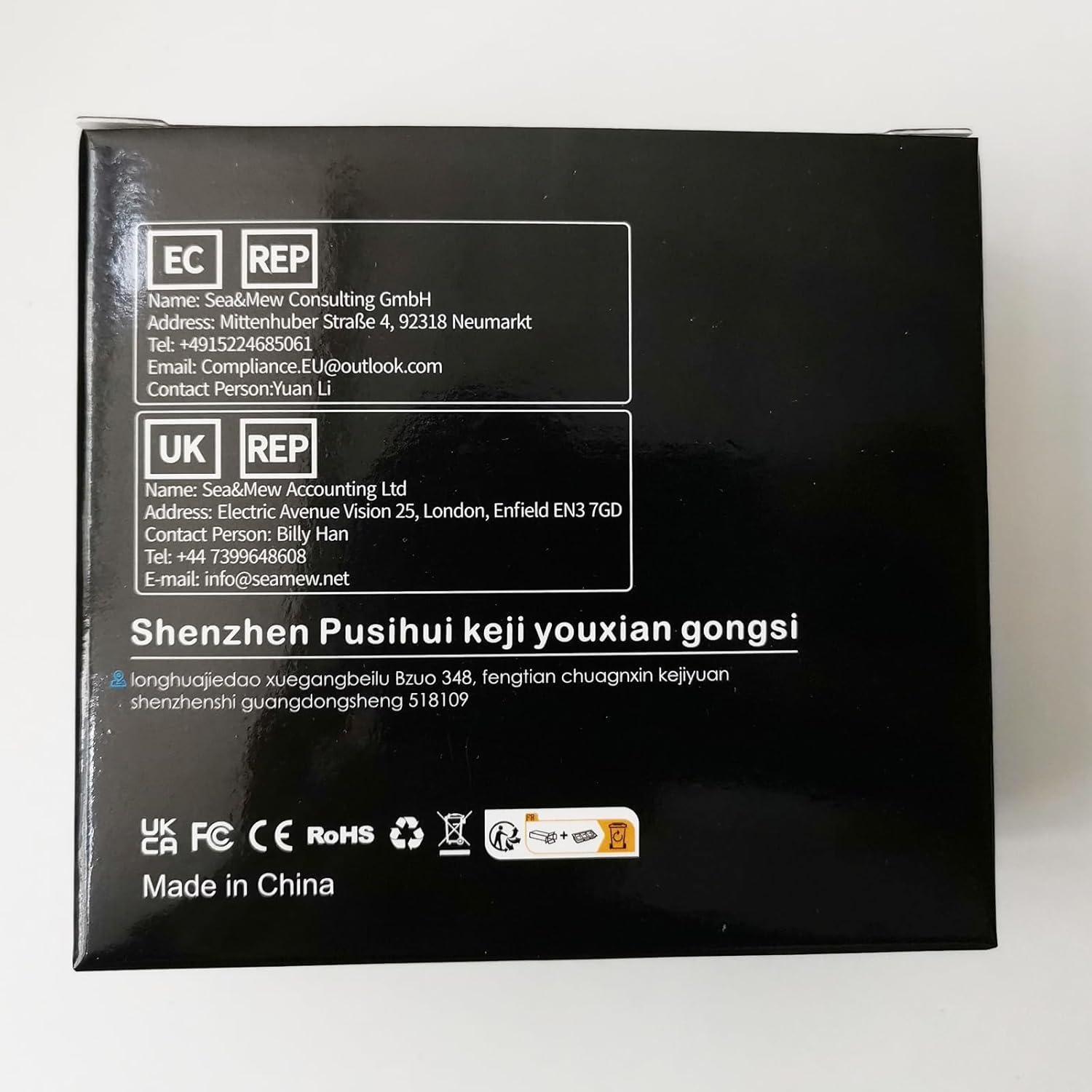 Ferswe Luz Táctil Regulable Recargable 1000mAh 3000K - 2 Piezas