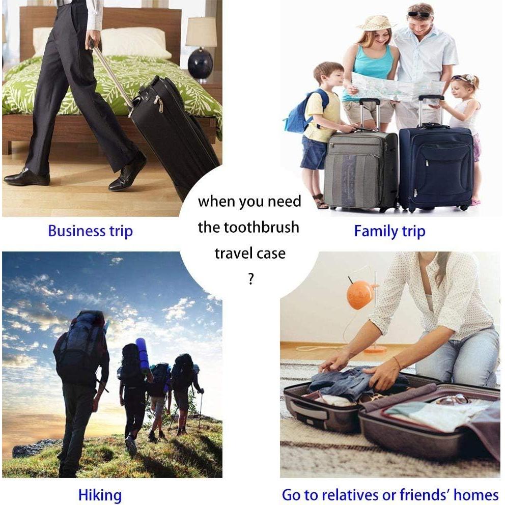 Funda de Viaje para Cepillo de Dientes Eléctrico Nincha Negra