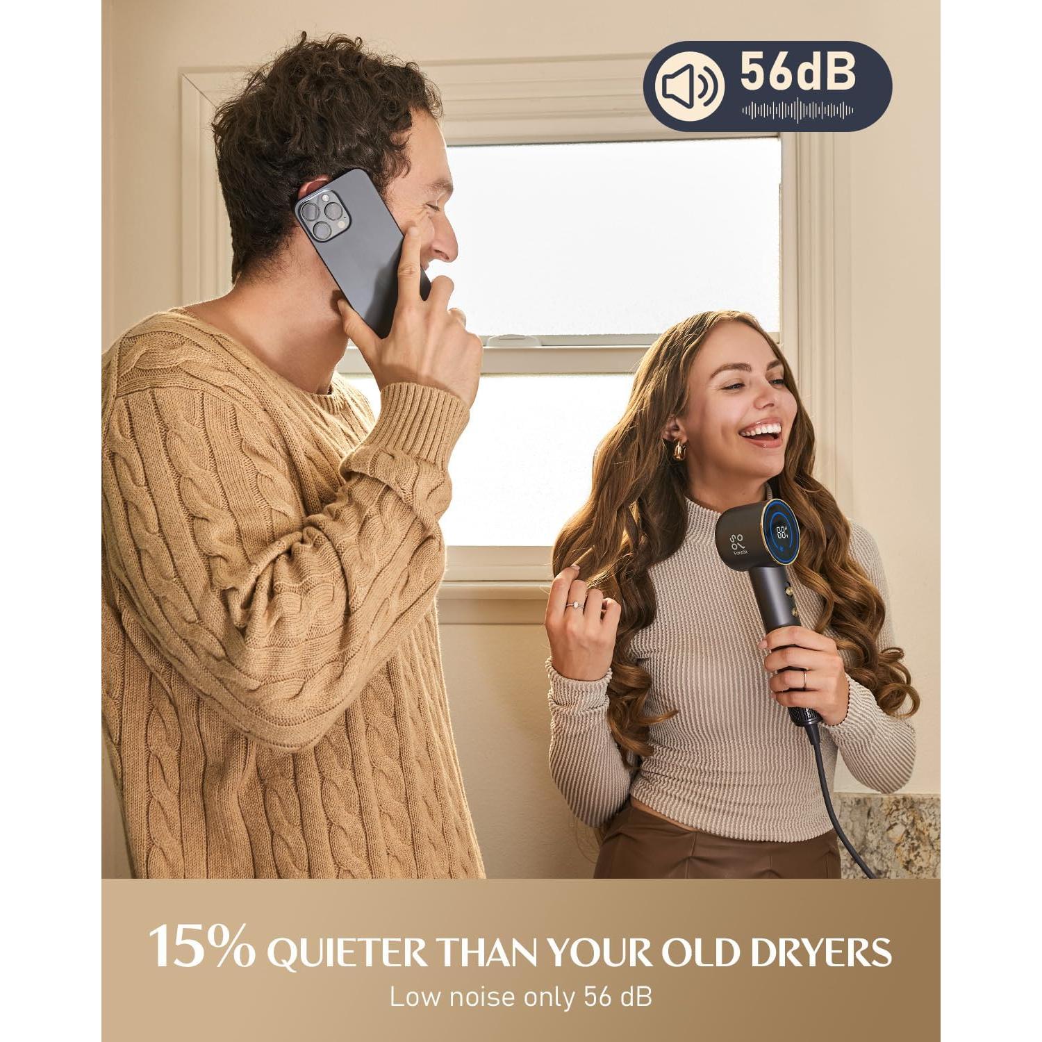 Secador de Pelo FanttikSolo H10 APEX 80% Secado Rápido Gris