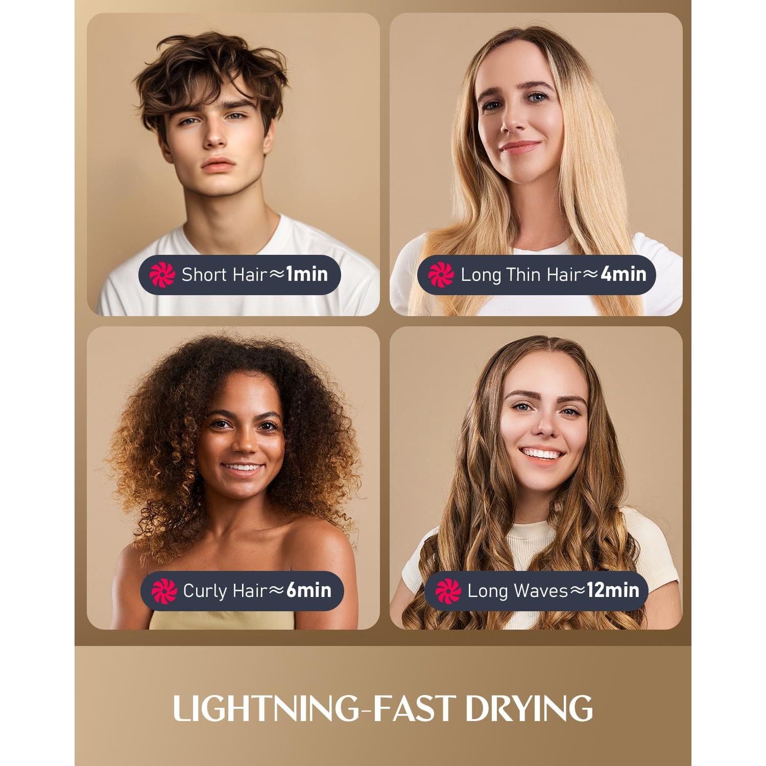 Secador de Pelo FanttikSolo H10 APEX 80% Secado Rápido Gris