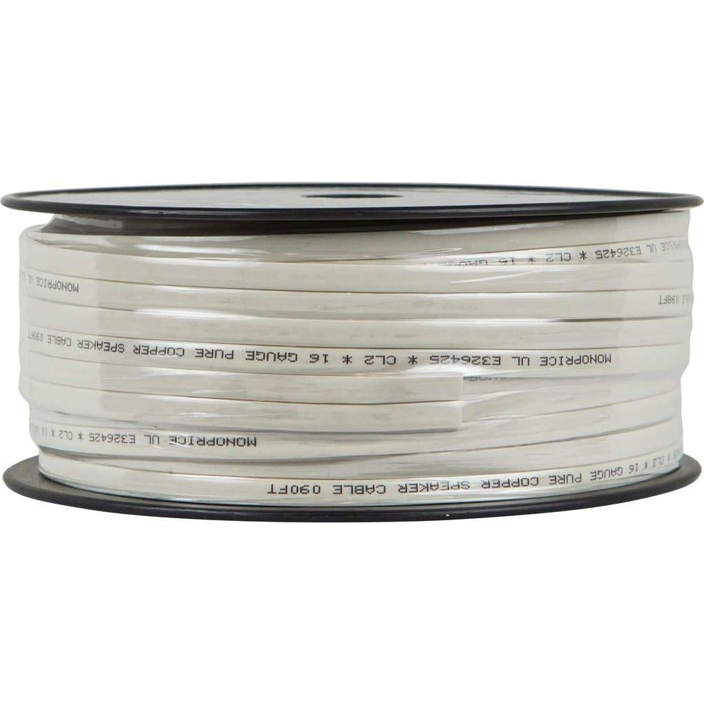Cable Plano de Cobre Puro Monoprice 16AWG 30.48m CL2