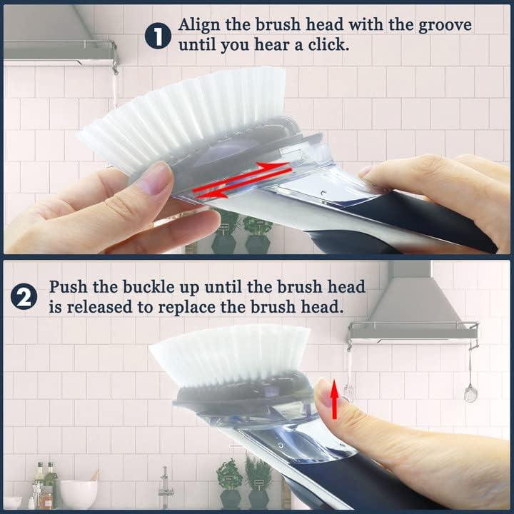 Recambios de cepillo OXO - Paquete de 4 cabezales de nylon