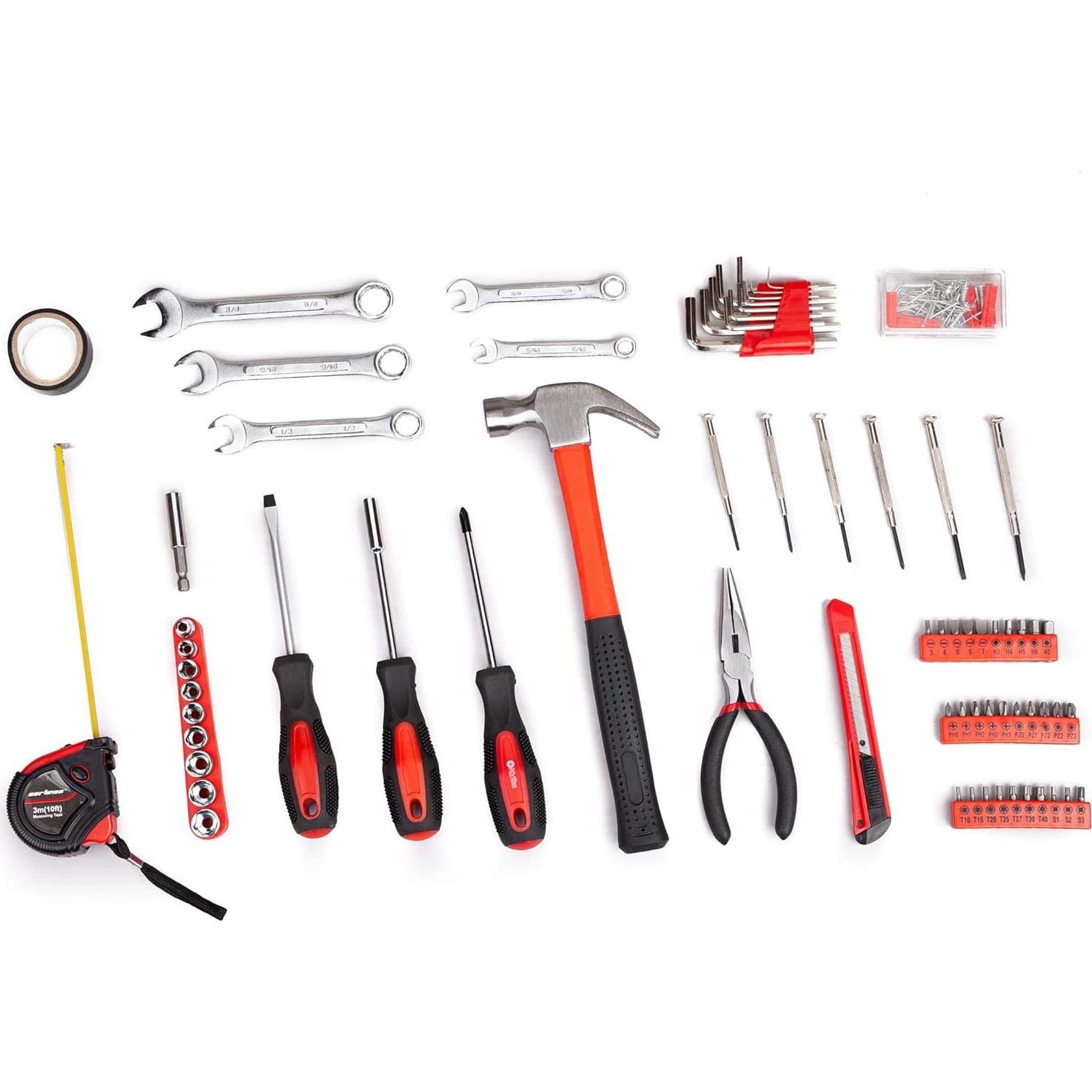 Juego de Herramientas 148 Piezas CARTMAN para Hogar y Auto