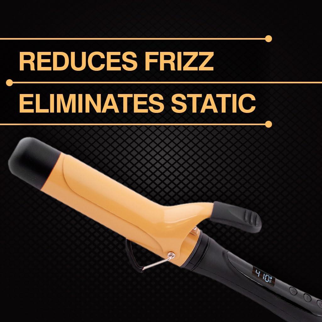 Plancha de Rizar Cerámica Turmalina CHI 1.5" Negra