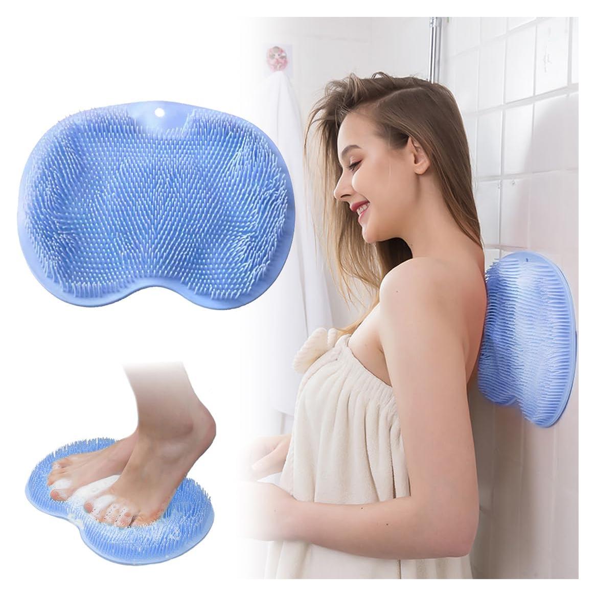 Exfoliador de Espalda y Pies VOPHIA con Ventosas - Silicona L-Azul