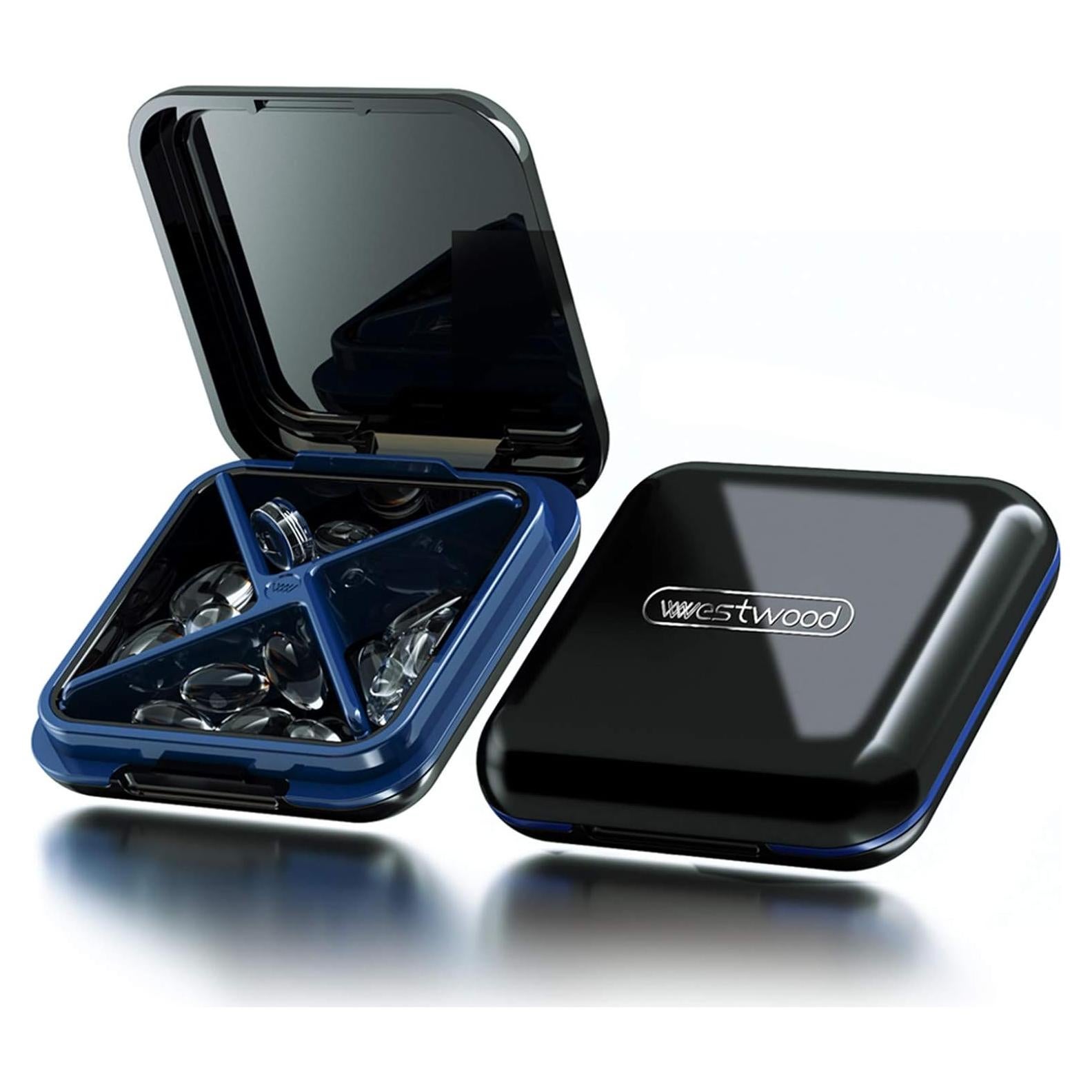 Organizador de Pastillas DUBSTAR Negro Compacto Impermeable