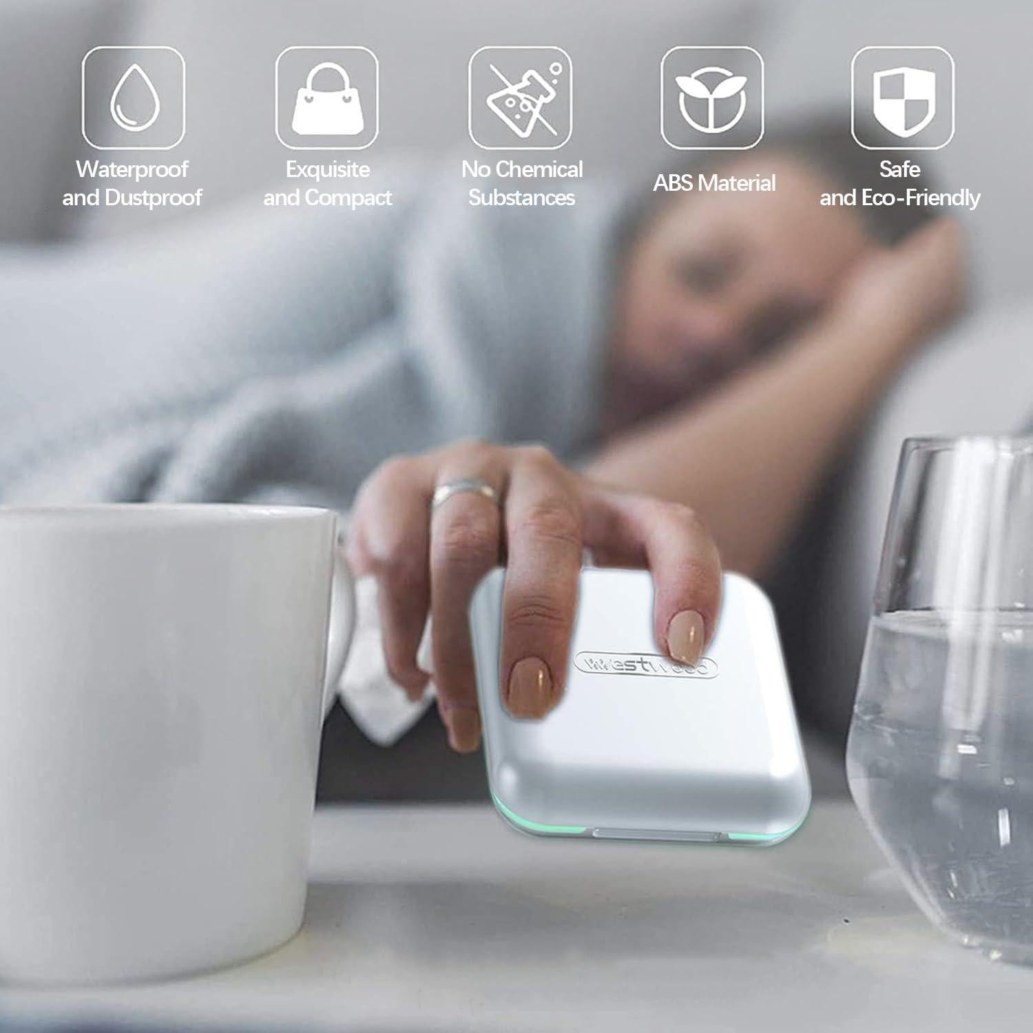 Organizador de Pastillas DUBSTAR Negro Compacto Impermeable