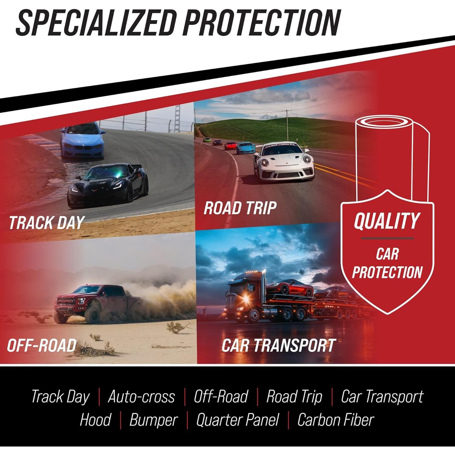 Película de Protección Temporal Track Armour 3m x 30.48m