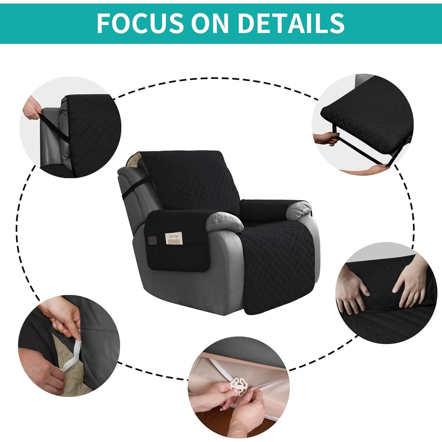 Funda de Sillón Reclinable Grande Easy-Going Impermeable