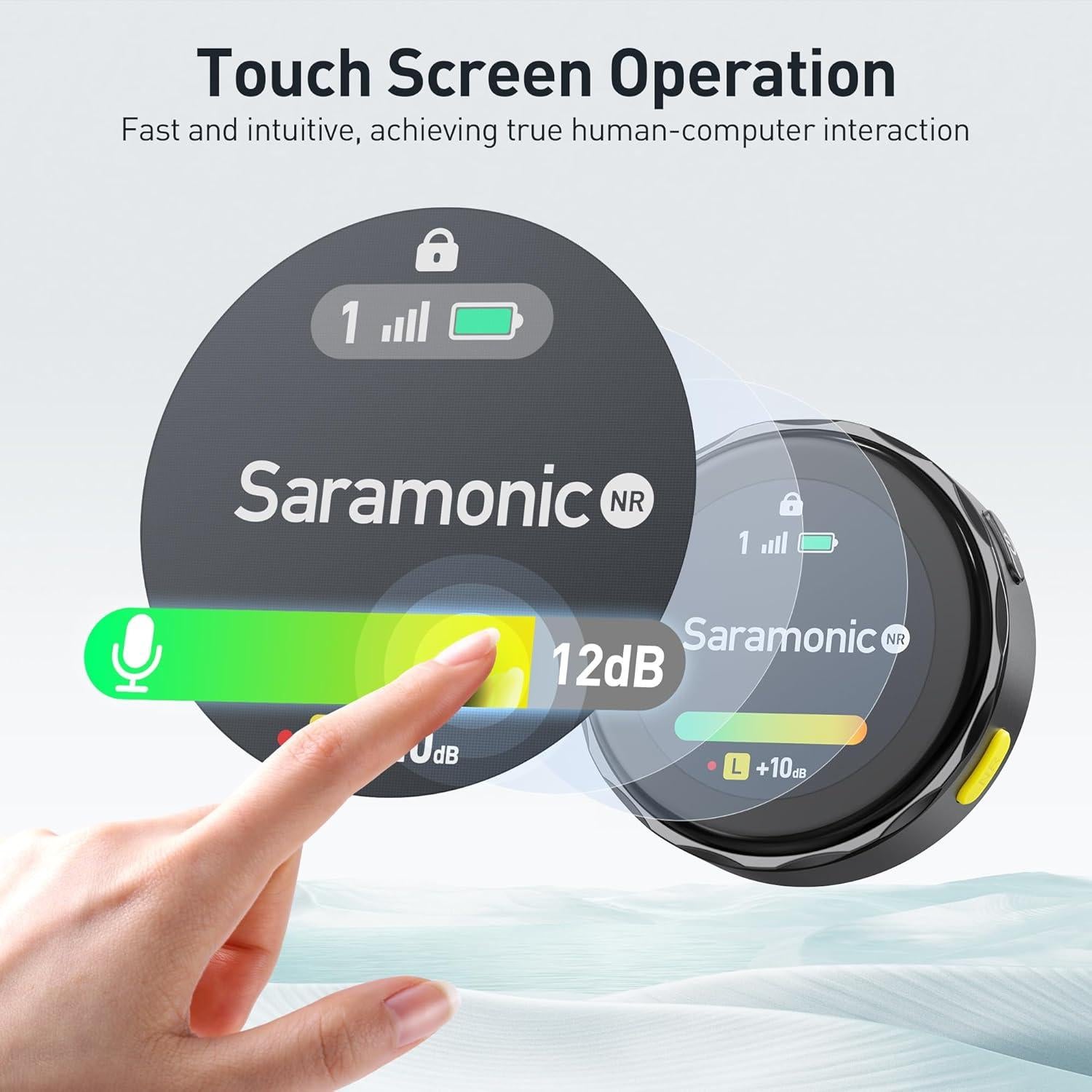 Micrófono Lavalier Inalámbrico Saramonic BlinkMe U2 USB-C y Lightning