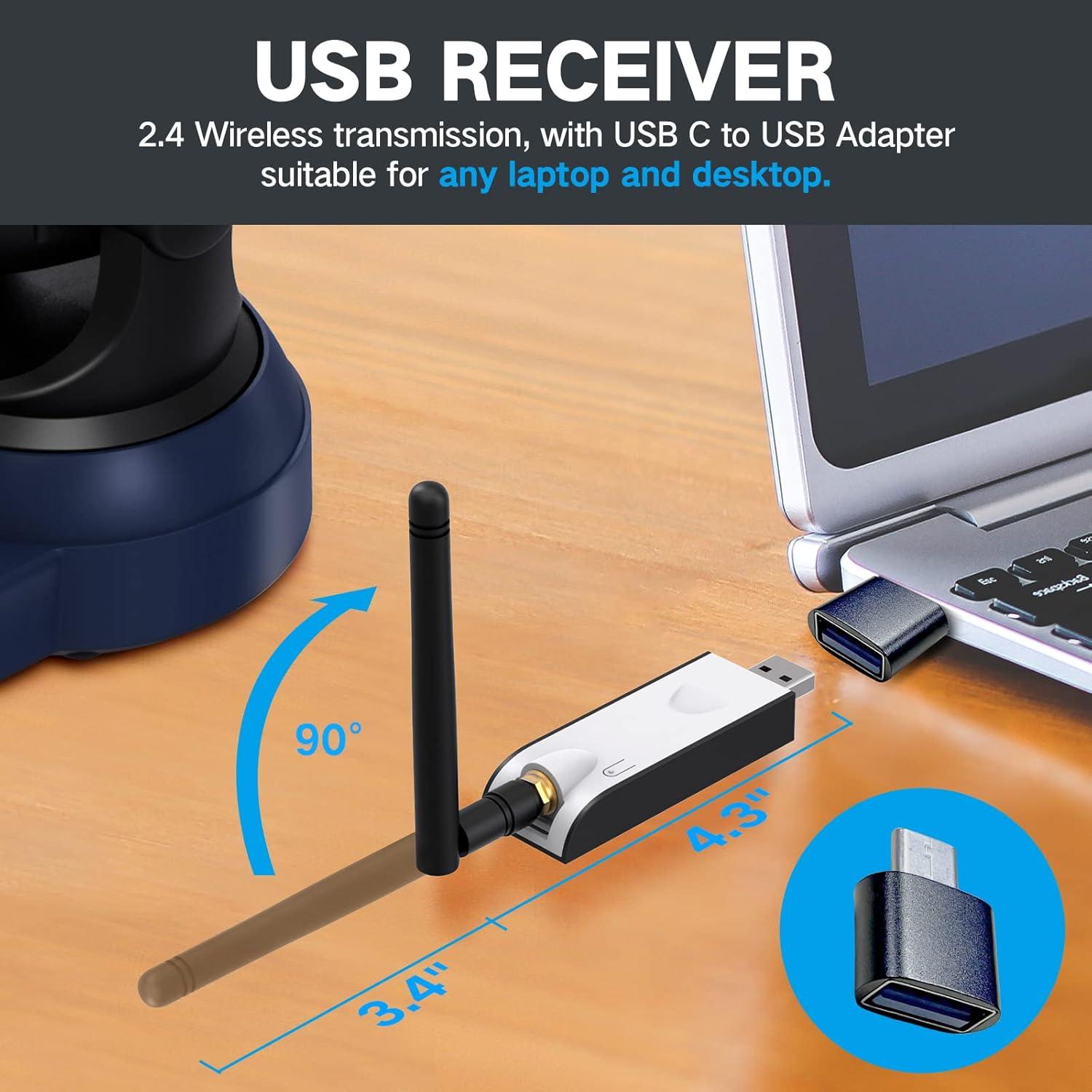 Cámara Web Inalámbrica Gsou W31 1080P HD con Soporte