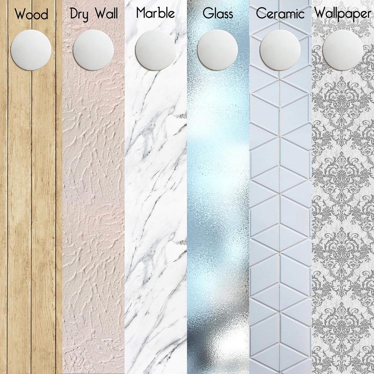 Topes de puerta ProStoppr 8 PCS 8 cm Silicona Absorbente