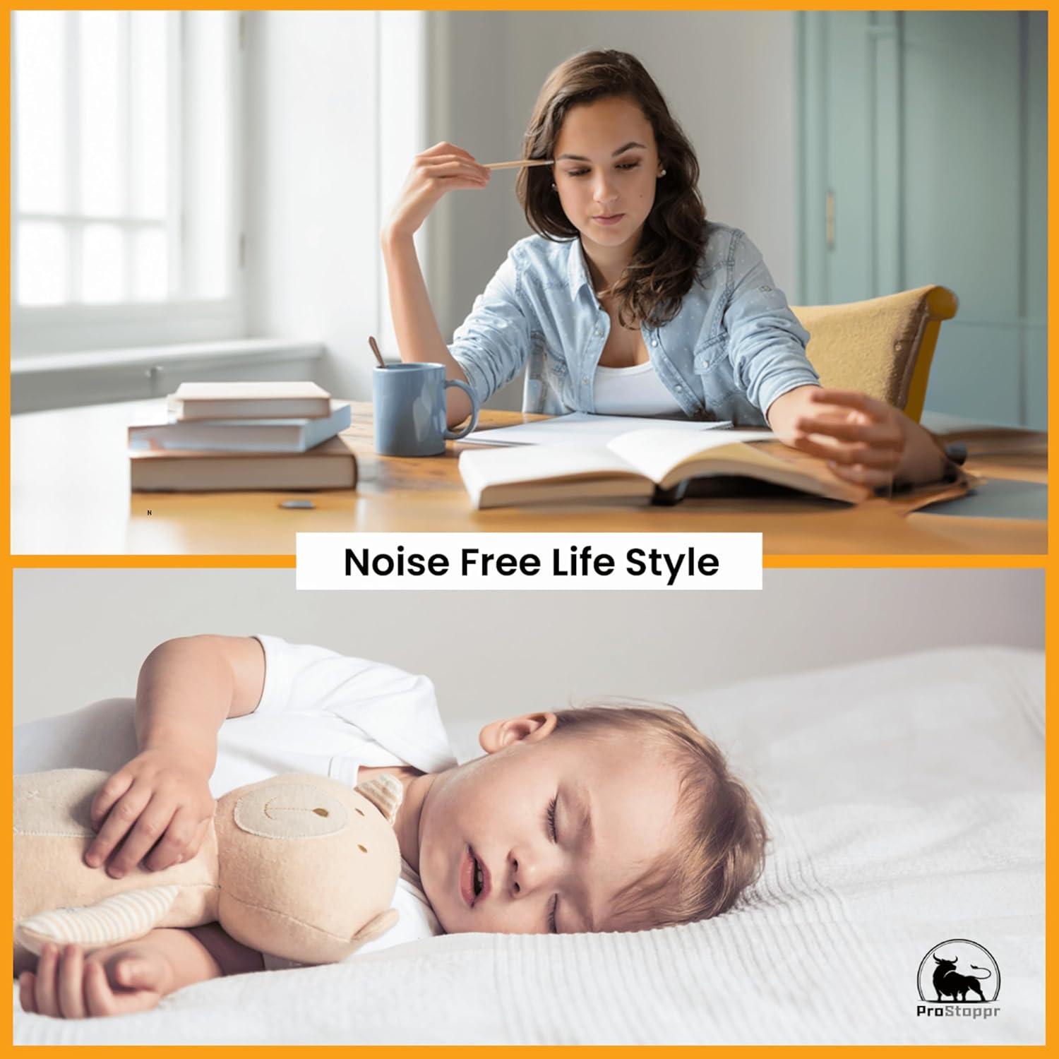 Topes de puerta ProStoppr 8 PCS 8 cm Silicona Absorbente