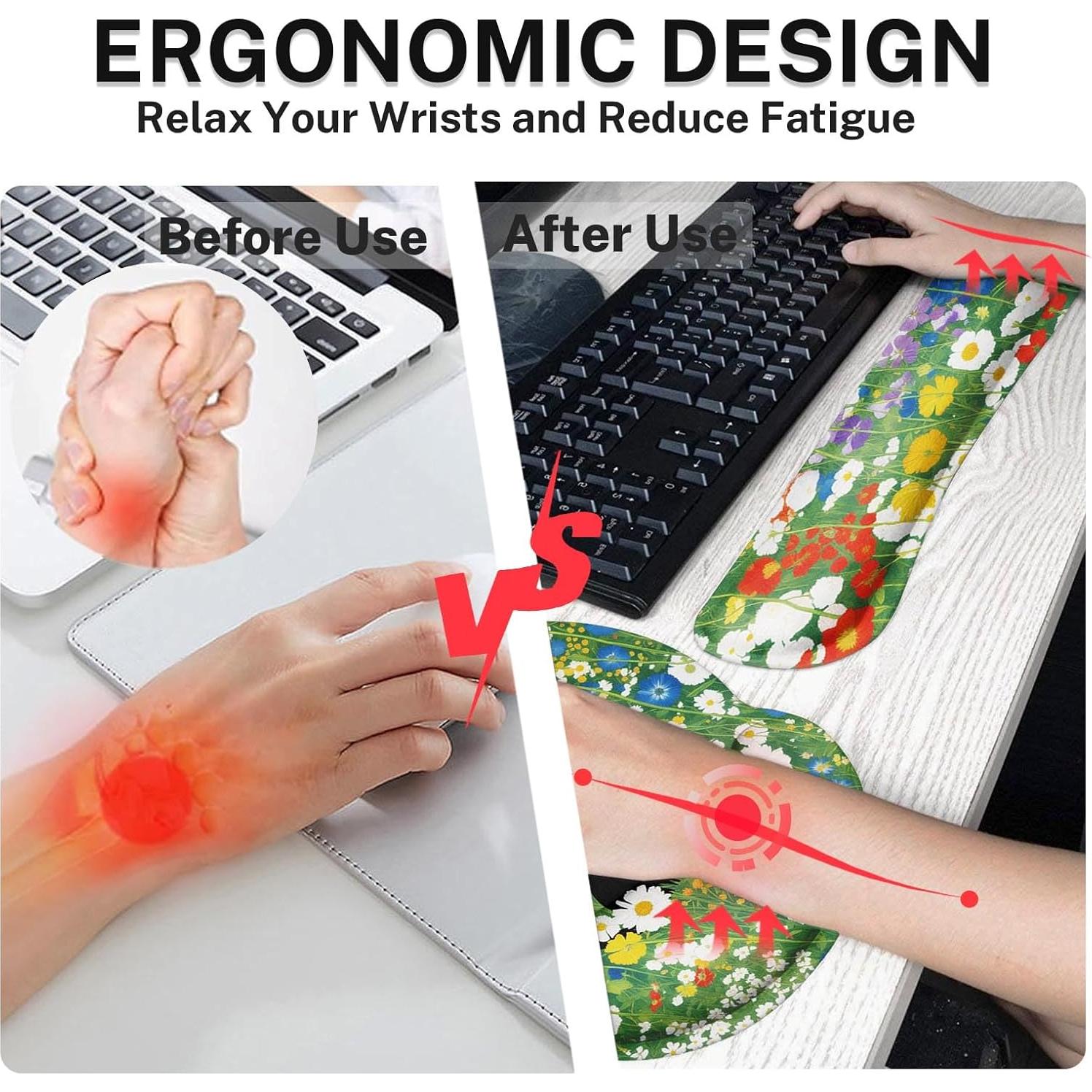 Arttown Alfombrilla de Escritorio 4 en 1 Gato Negro 90x40cm