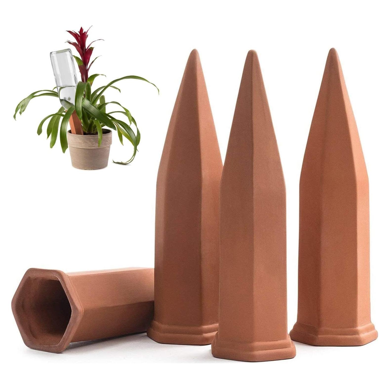 Estacas de Autorriego Modern Innovations 4 Unidades Terracota