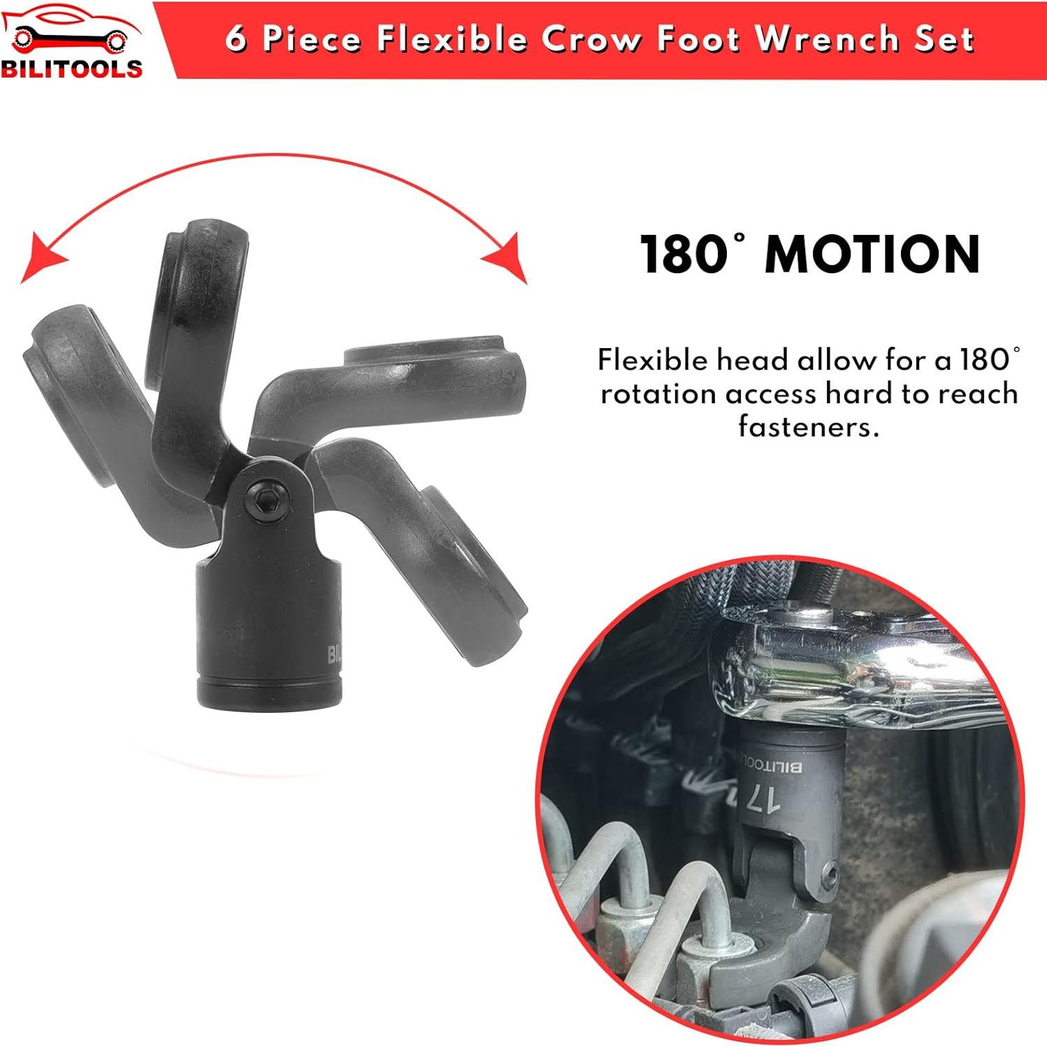 Juego de Llaves Flexibles BILITOOLS 12-19 mm para Tuercas