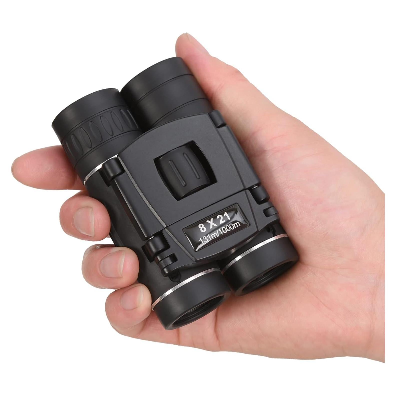 Binoculares Compactos Anourney 8x21 Plegables Ligeros