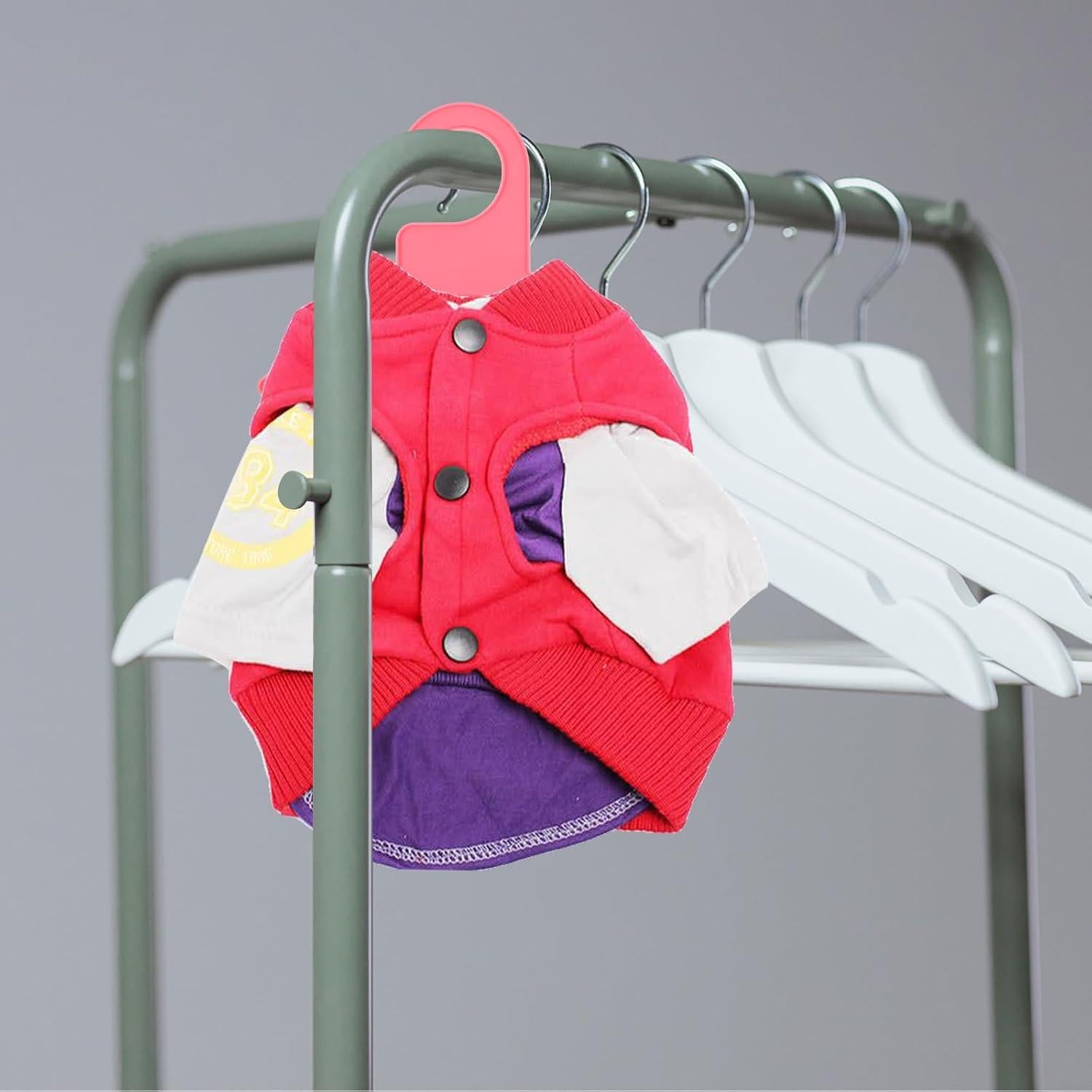 Perchas para Mascotas POPETPOP 40 pcs Plástico Rosa