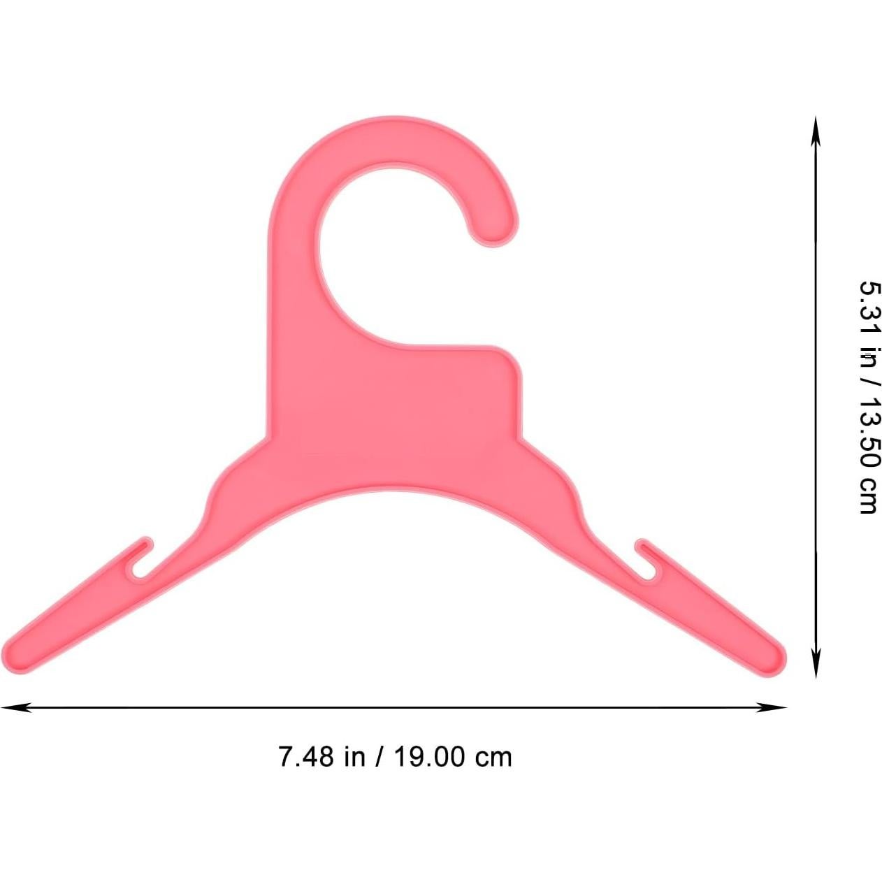 Perchas para Mascotas POPETPOP 40 pcs Plástico Rosa