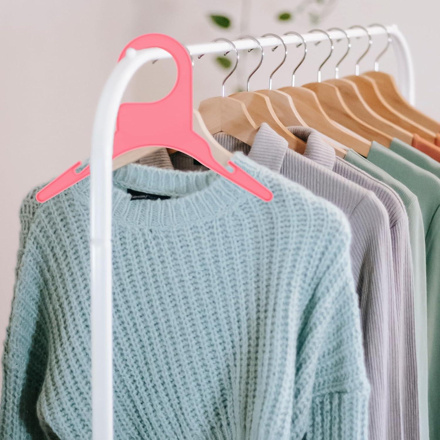 Perchas para Mascotas POPETPOP 40 pcs Plástico Rosa