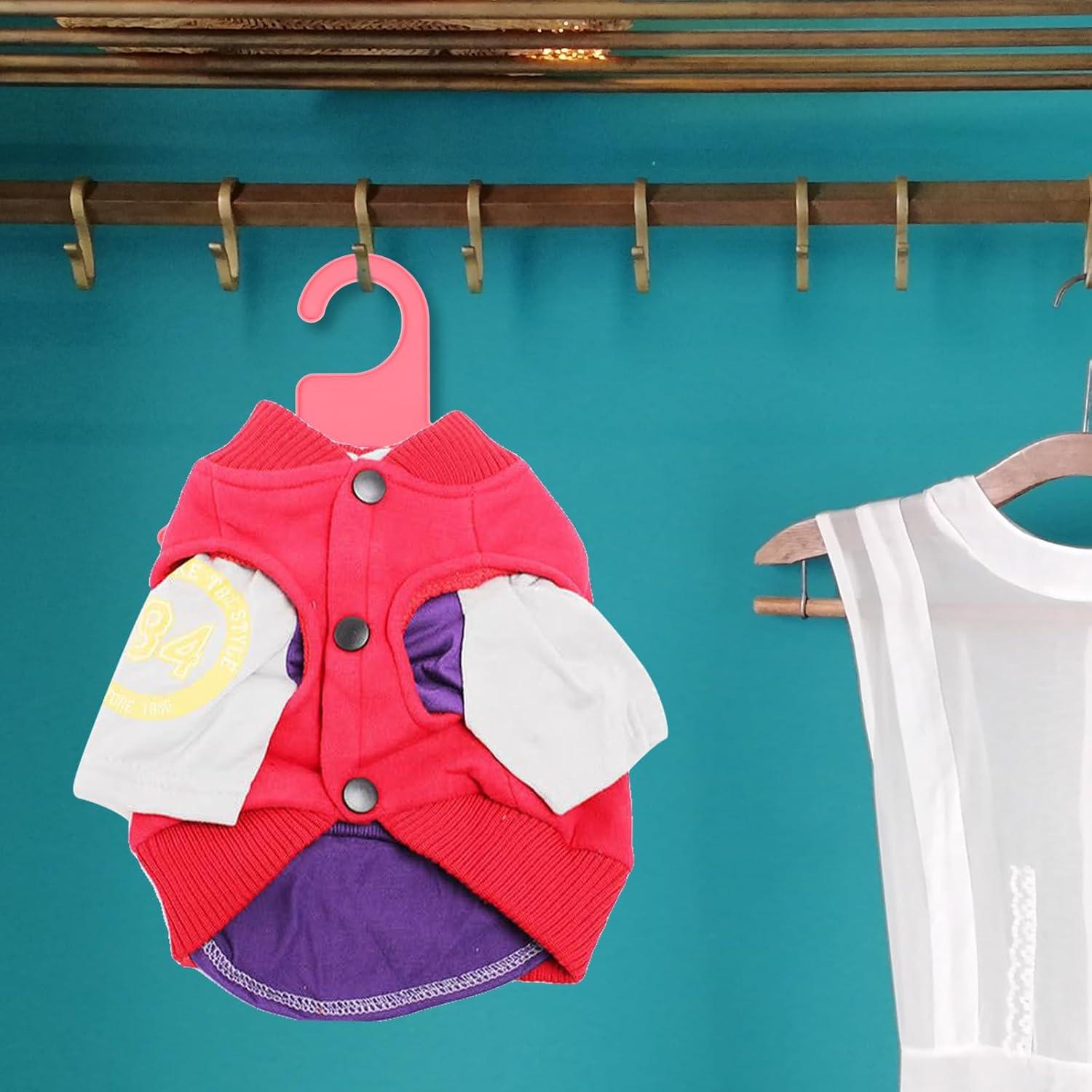 Perchas para Mascotas POPETPOP 40 pcs Plástico Rosa