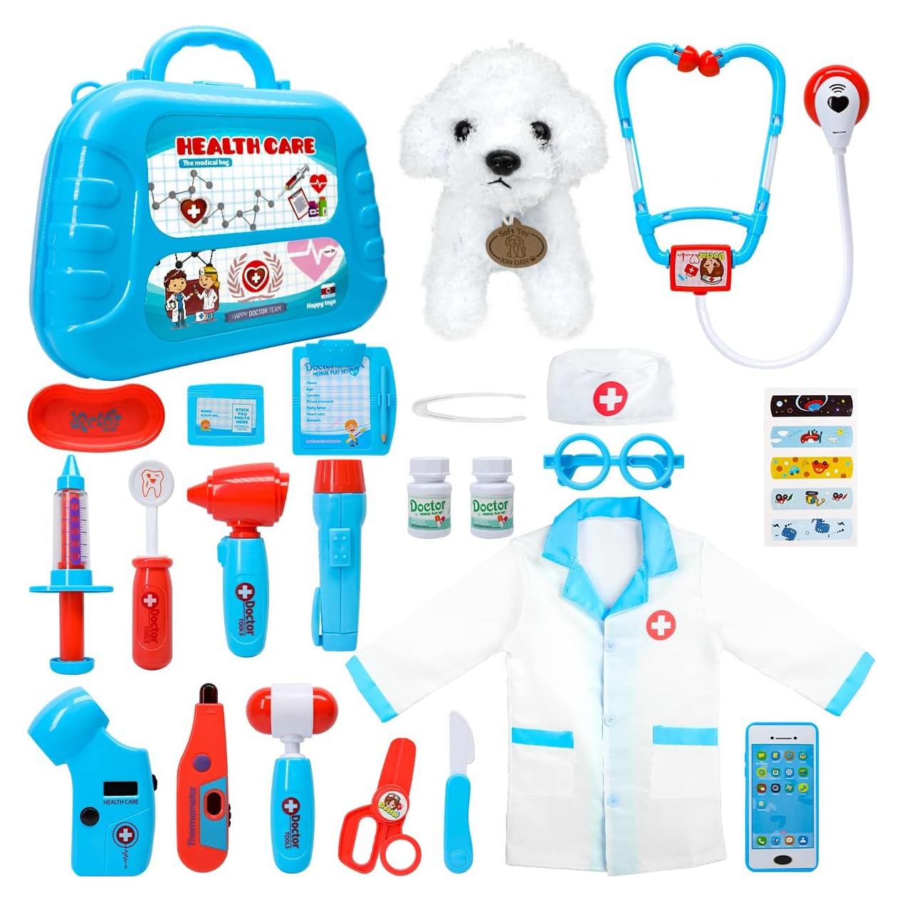 Kit de Doctor Meland para Niños - Maletín Azul con Muñeca