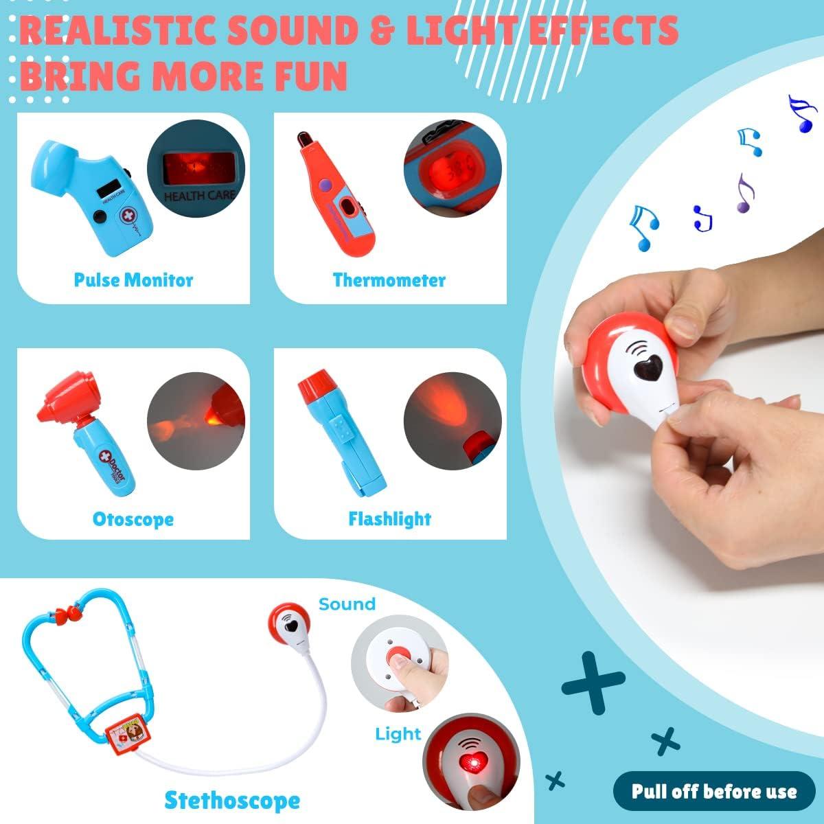 Kit de Doctor Meland para Niños - Maletín Azul con Muñeca