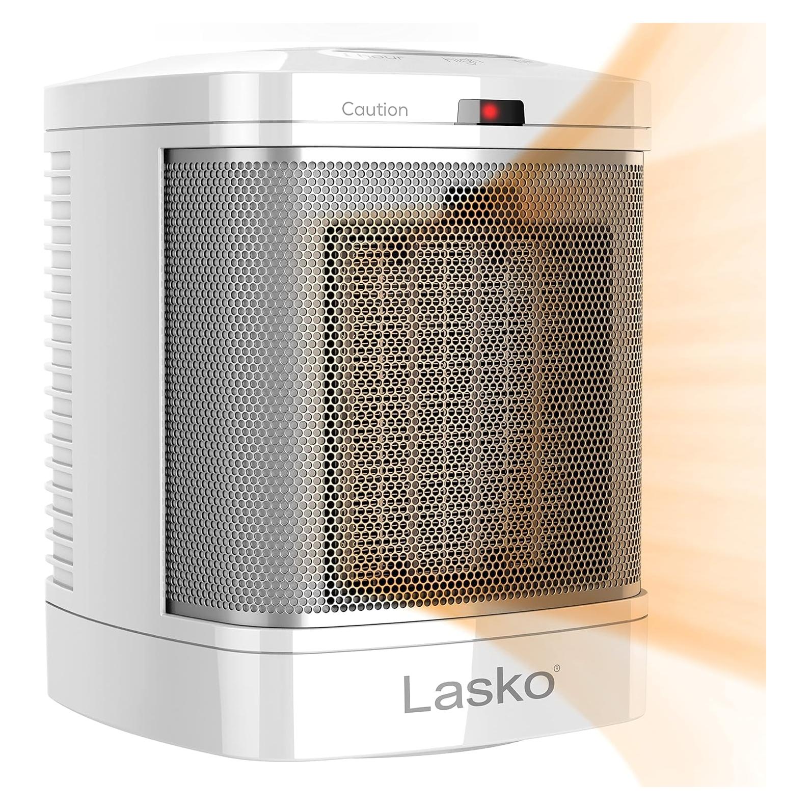 Calentador de Cerámica Lasko CD08200 Portátil 1500W Blanco