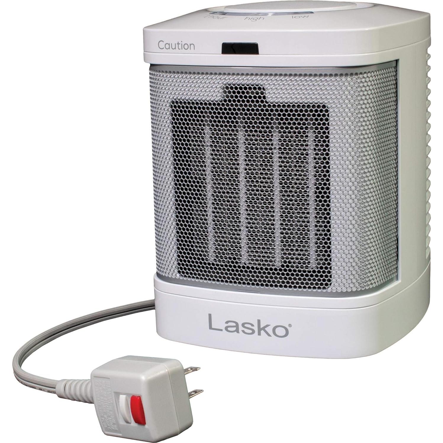 Calentador de Cerámica Lasko CD08200 Portátil 1500W Blanco