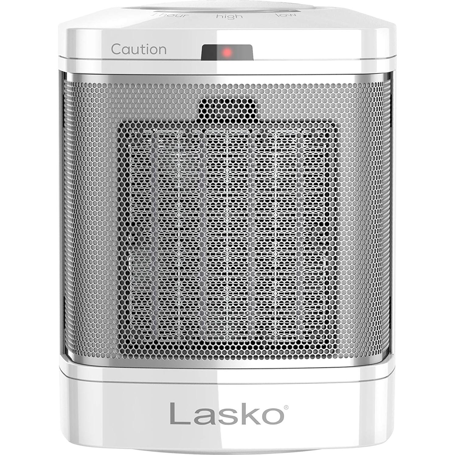 Calentador de Cerámica Lasko CD08200 Portátil 1500W Blanco
