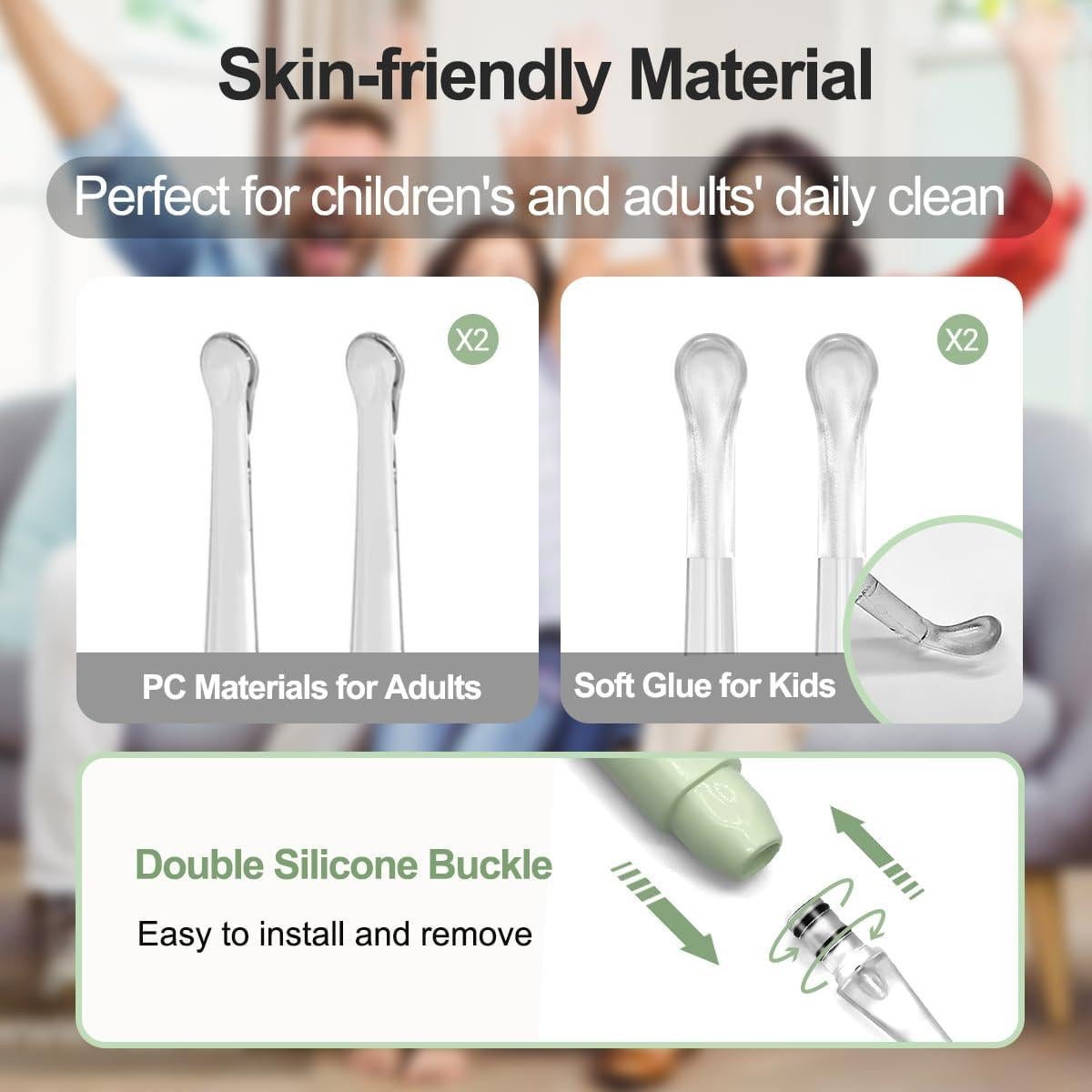 Juego de Herramientas de Limpieza de Oídos TEYIYES con Luz LED