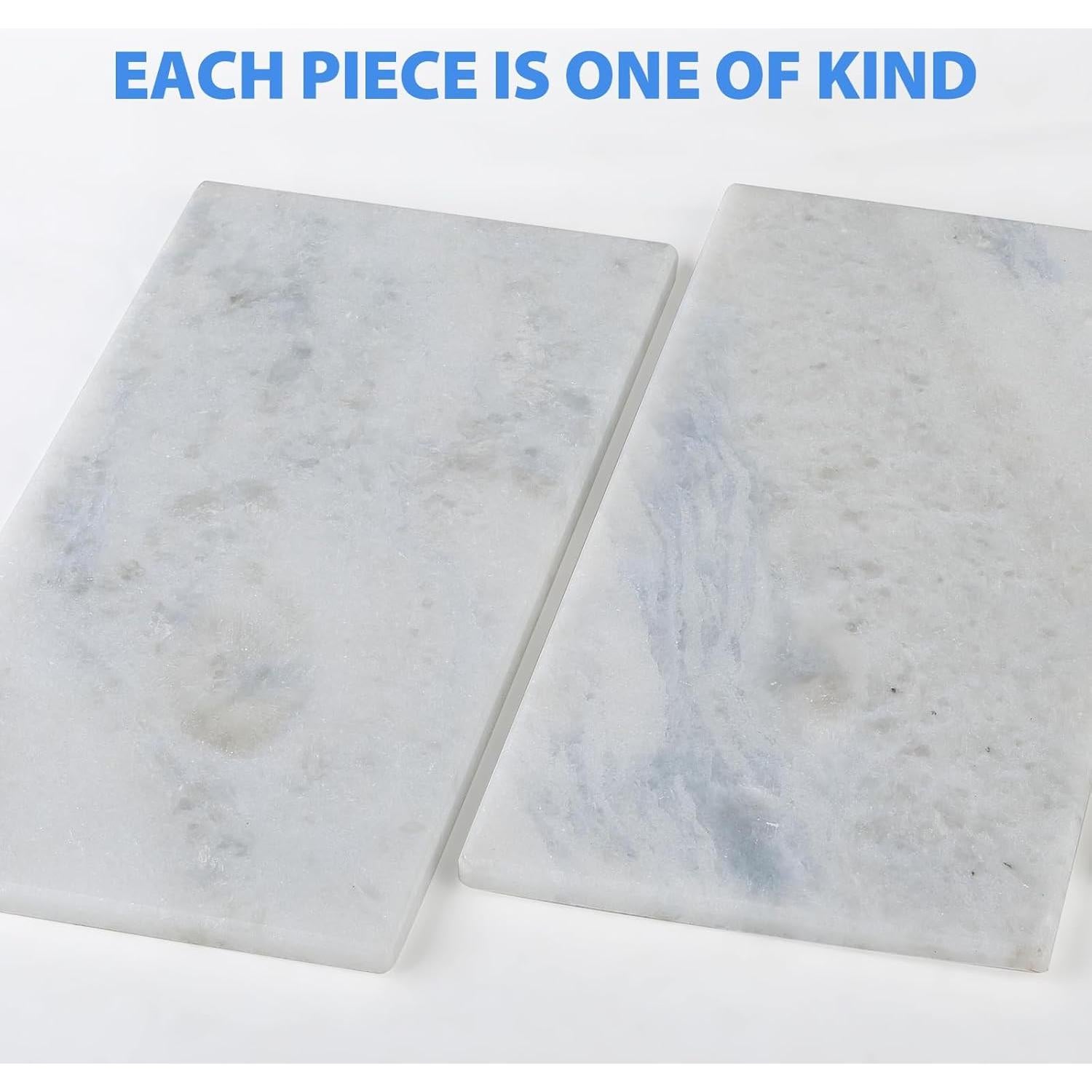 Bandeja de Mármol Natural Koville 30x15 cm para Cocina y Baño