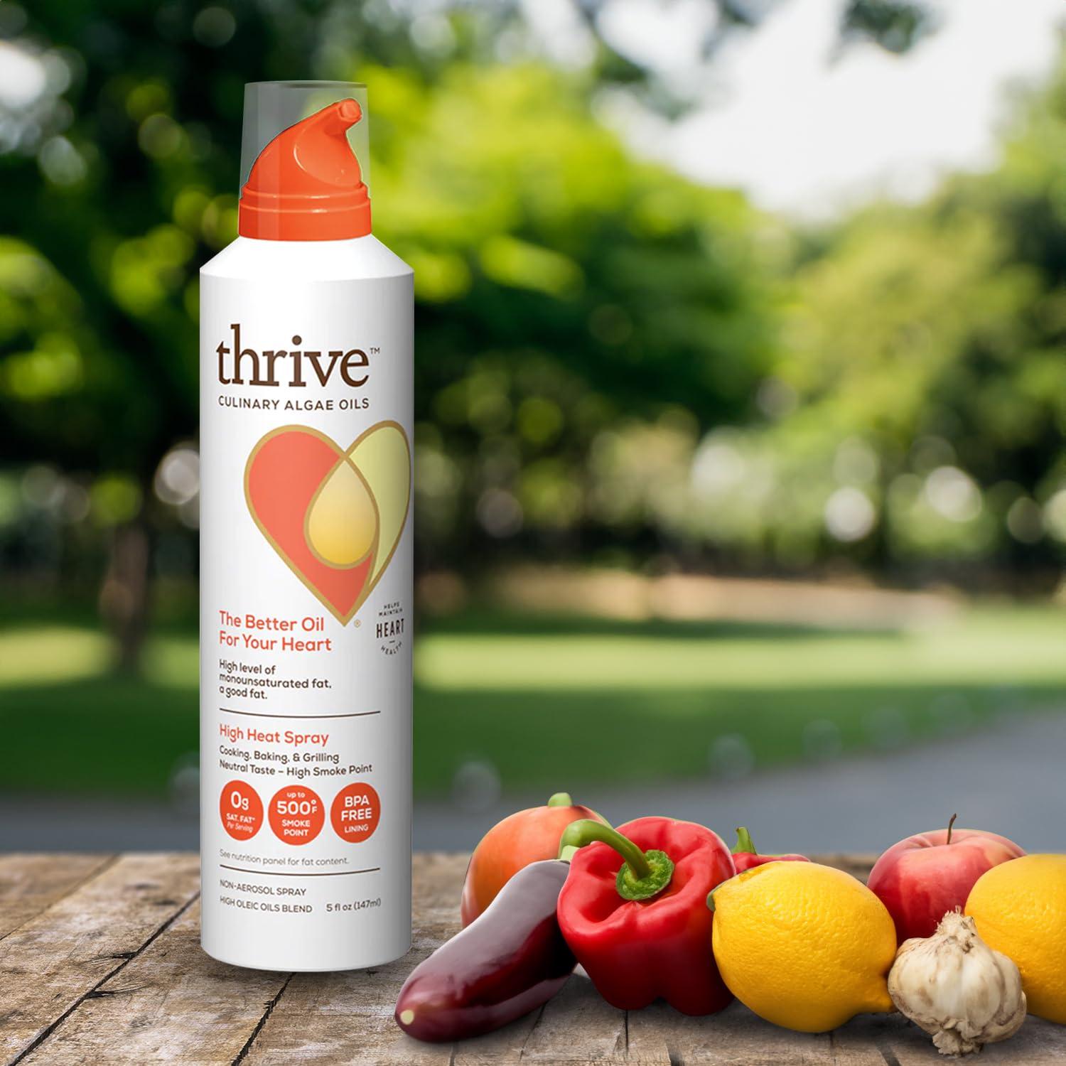 Spray de Cocina Thrive - Aceite de Algas 148 ml, Saludable y Versátil