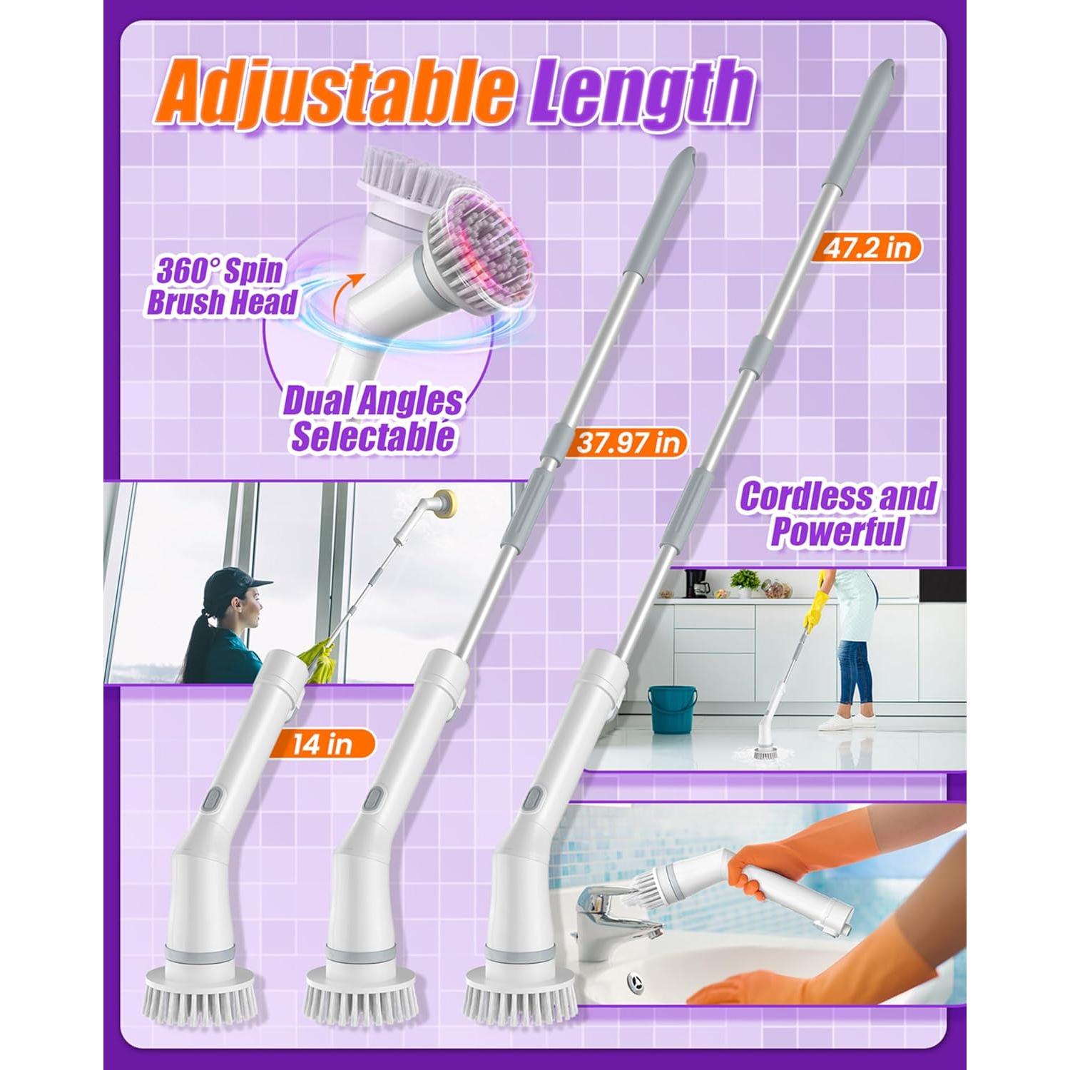 Limpiador Eléctrico de Ducha NBONEBS DS-258 Inalámbrico